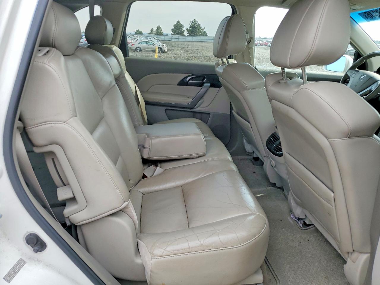 2008 Acura Mdx White vin: 2HNYD282X8H533225