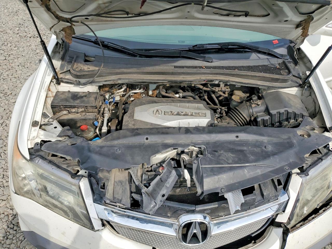 2008 Acura Mdx White vin: 2HNYD282X8H533225