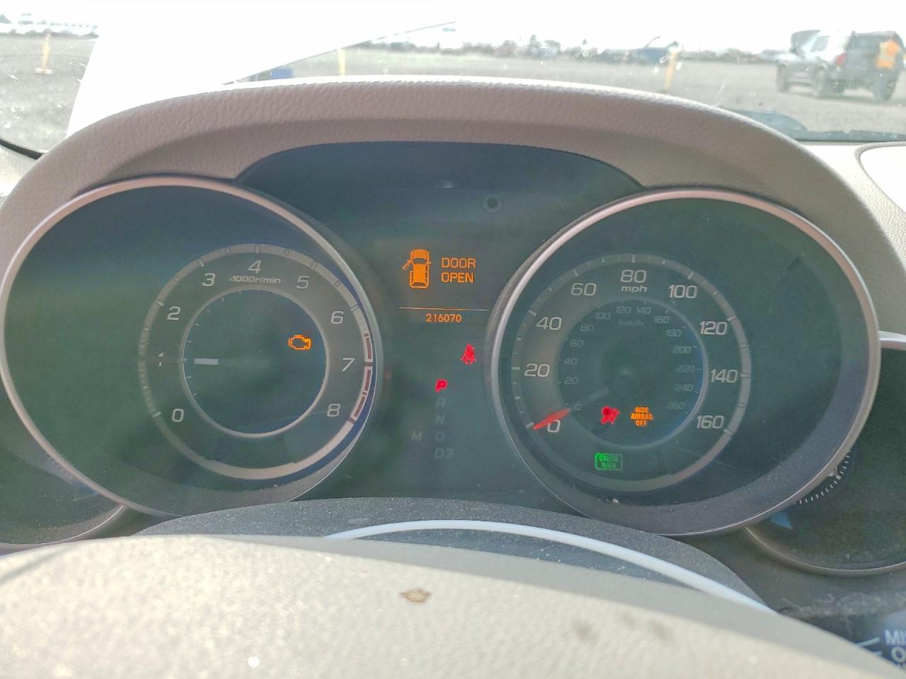 2008 Acura Mdx White vin: 2HNYD282X8H533225