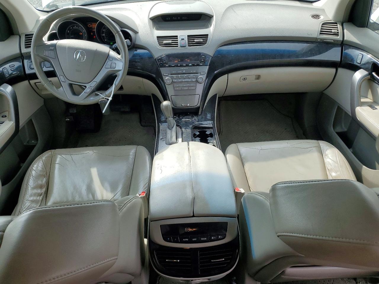 2008 Acura Mdx White vin: 2HNYD282X8H533225
