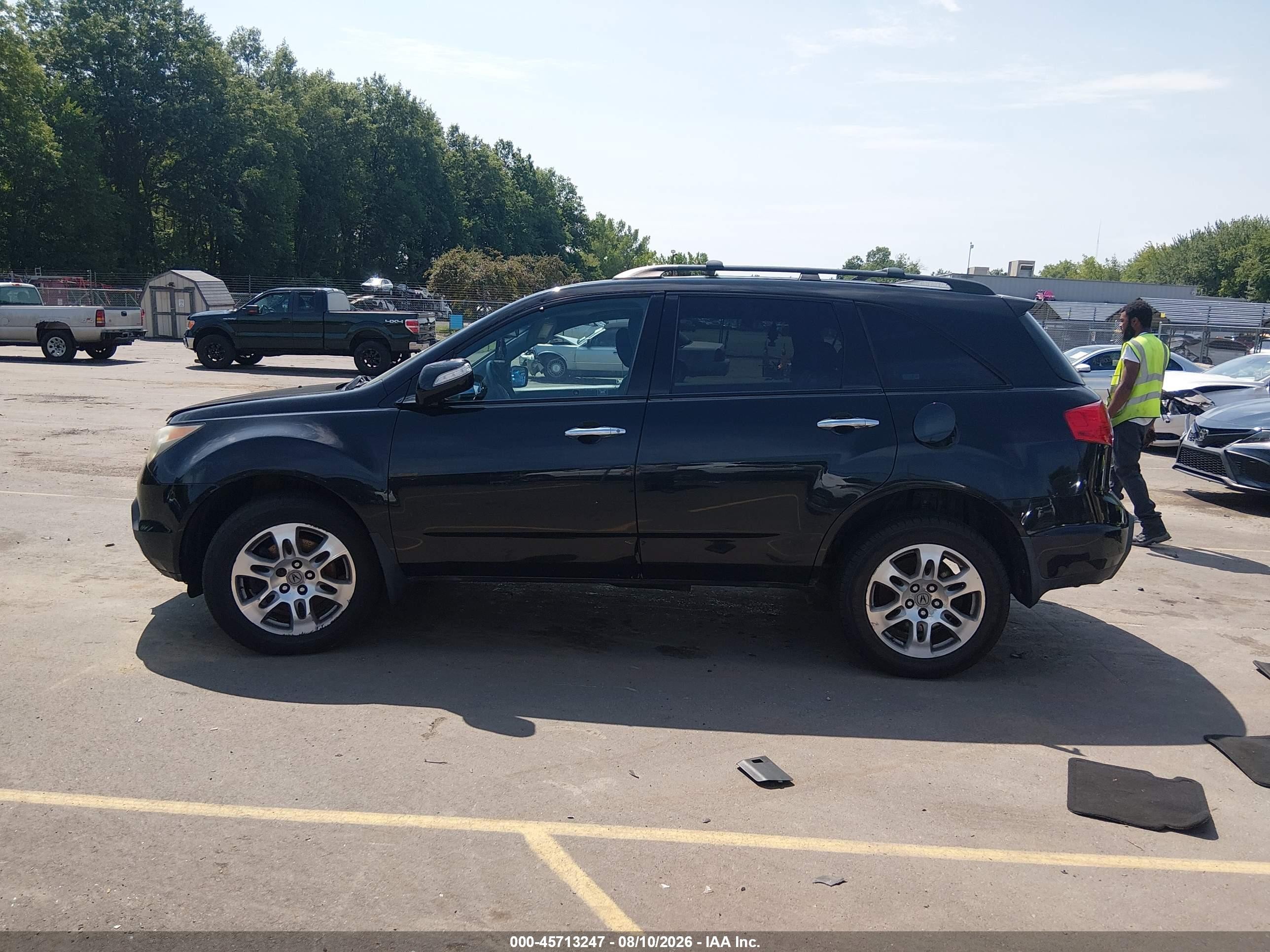 2008 Acura Mdx   Black vin: 2HNYD282X8H556214