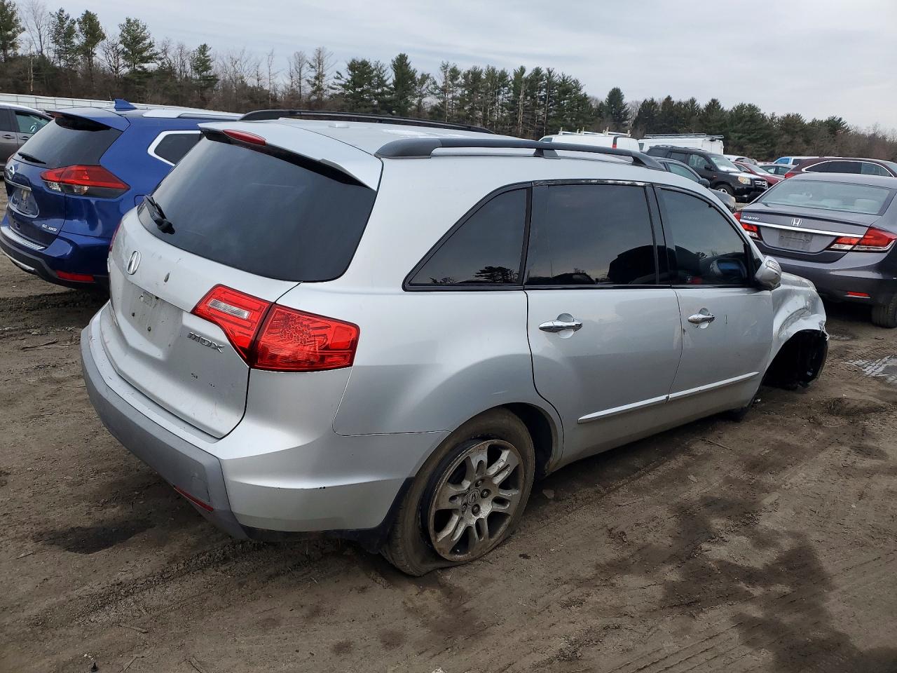 2009 Acura Mdx Silver vin: 2HNYD282X9H528706