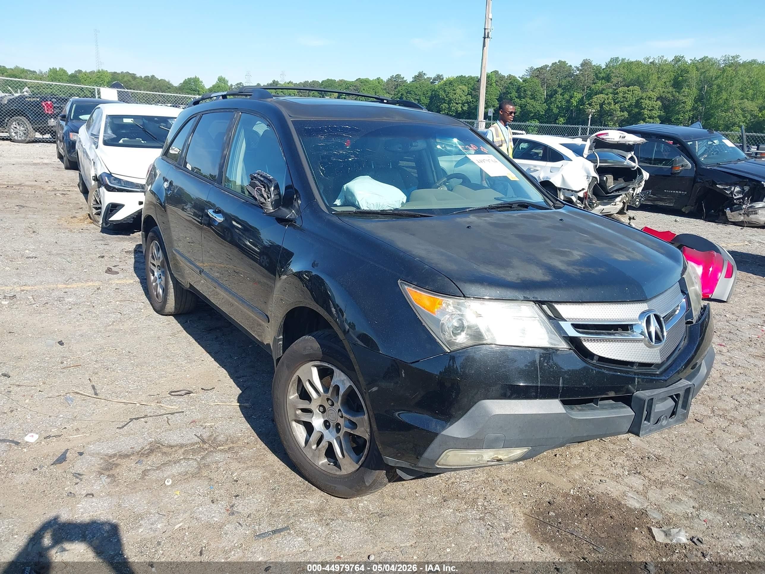 2007 Acura Mdx Technology Package Black vin: 2HNYD28307H538361