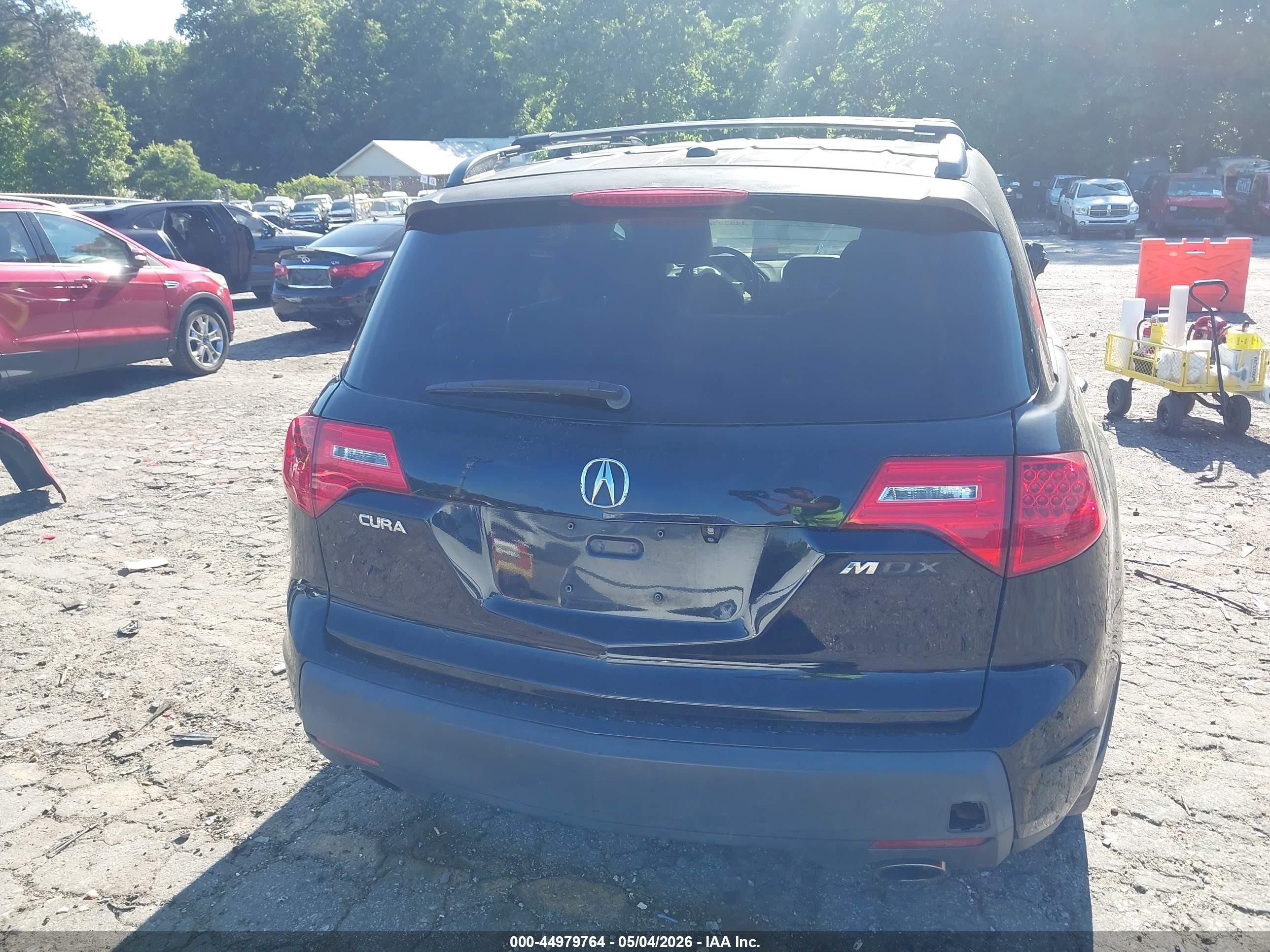 2007 Acura Mdx Technology Package Black vin: 2HNYD28307H538361