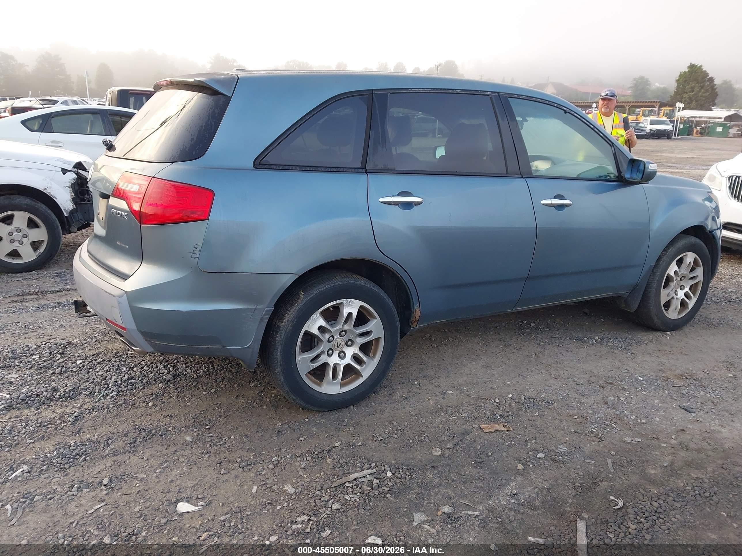 2008 Acura Mdx Technology Package Blue vin: 2HNYD28308H515194