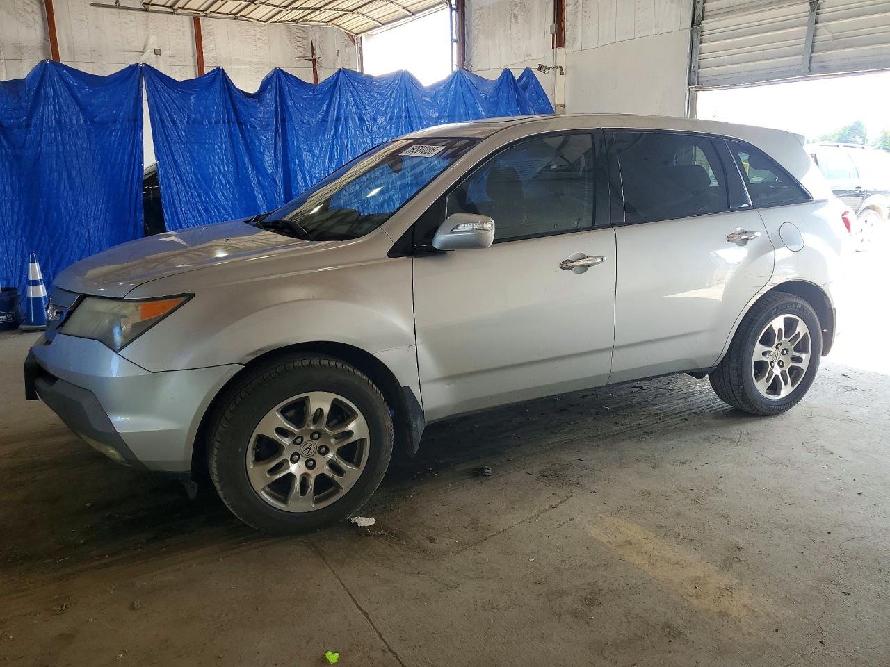 2008 Acura Mdx Technology Silver vin: 2HNYD28308H536742
