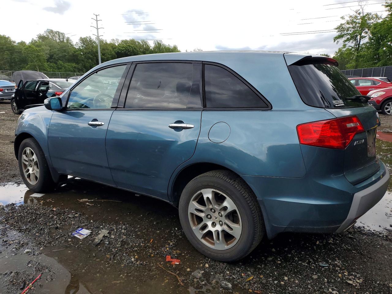 2008 Acura Mdx Technology Gray vin: 2HNYD28308H538863