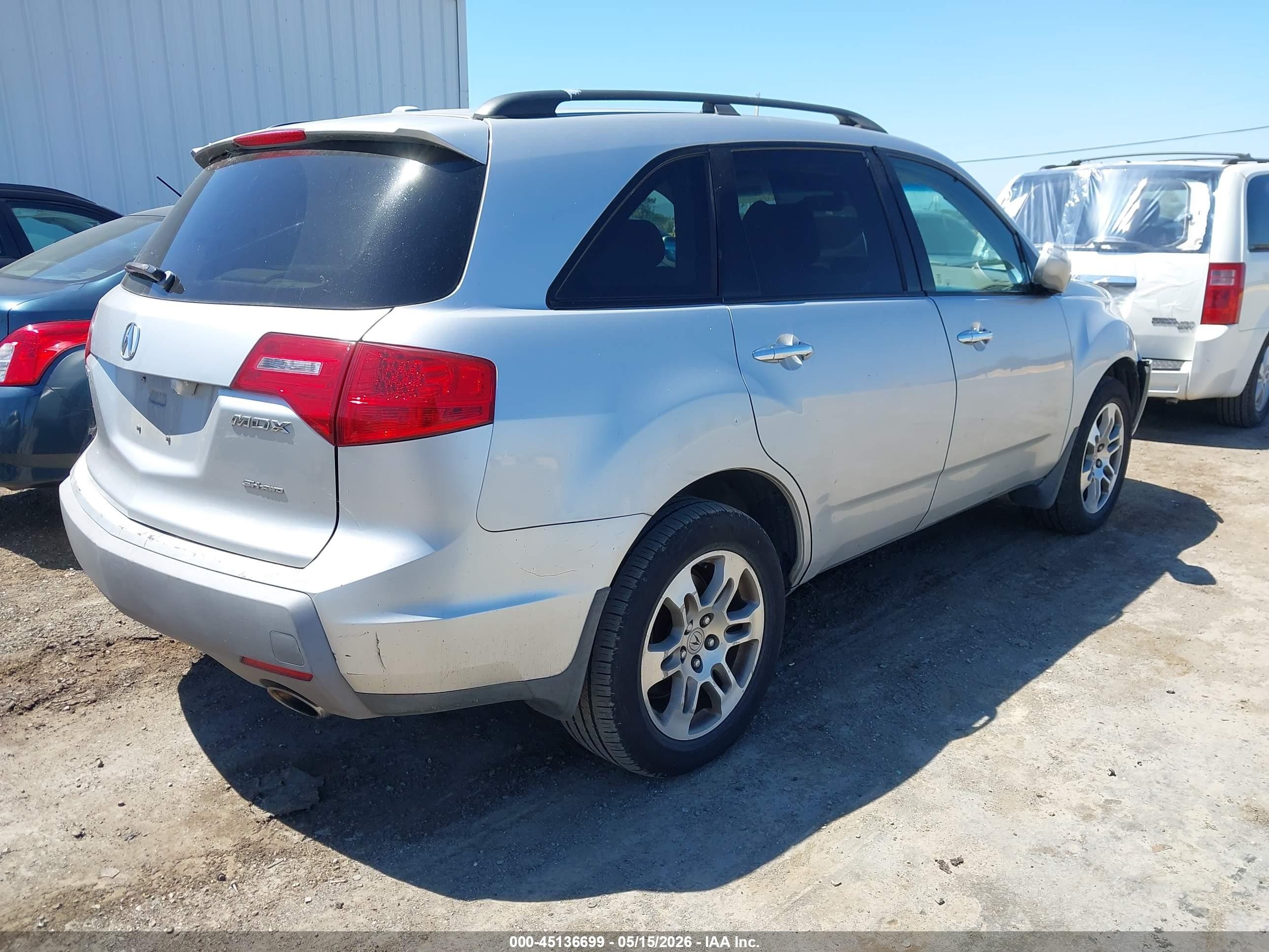 2007 Acura Mdx Technology Package Gray vin: 2HNYD28317H528745