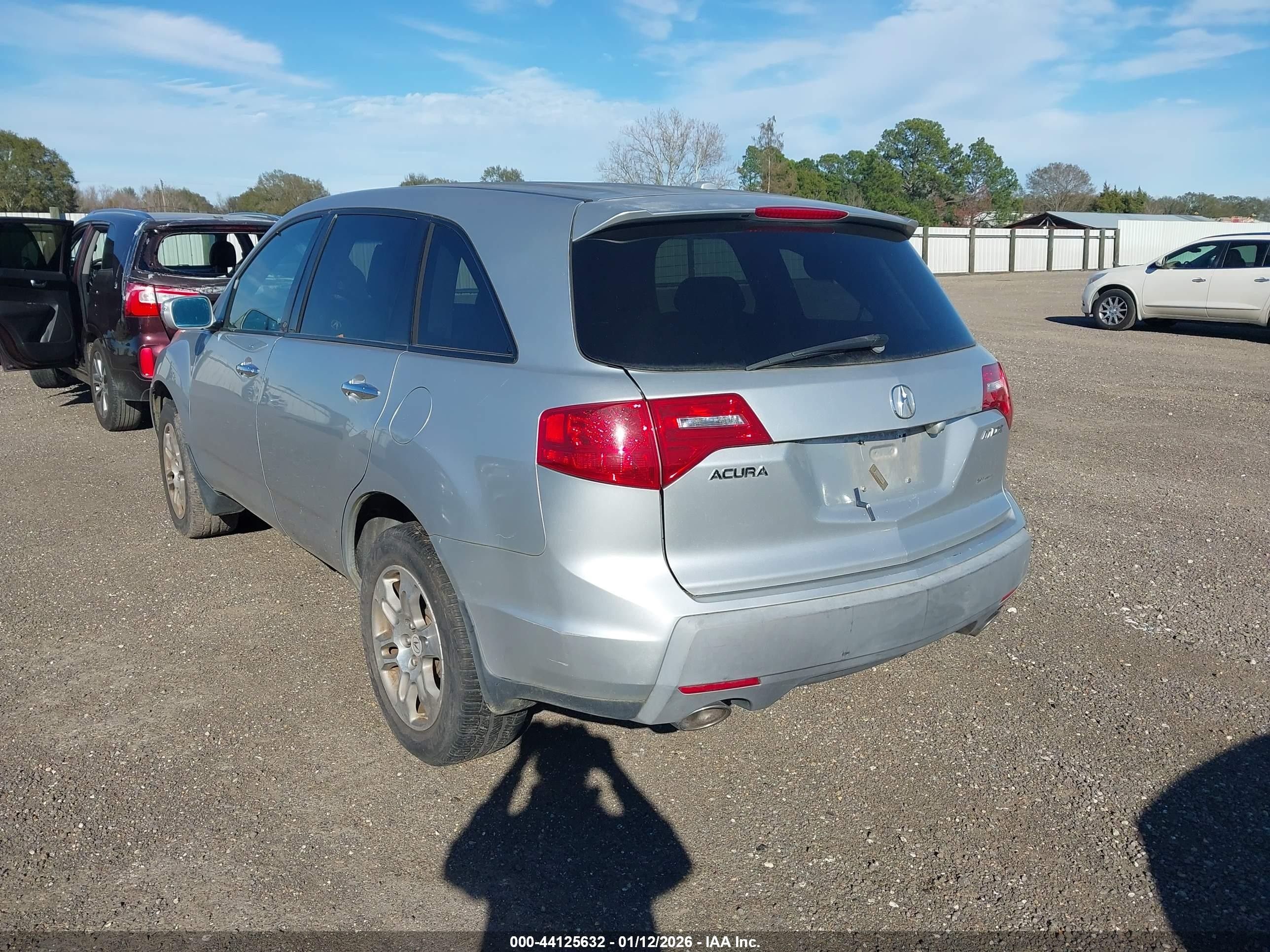2007 Acura Mdx Technology Package Silver vin: 2HNYD28317H533105