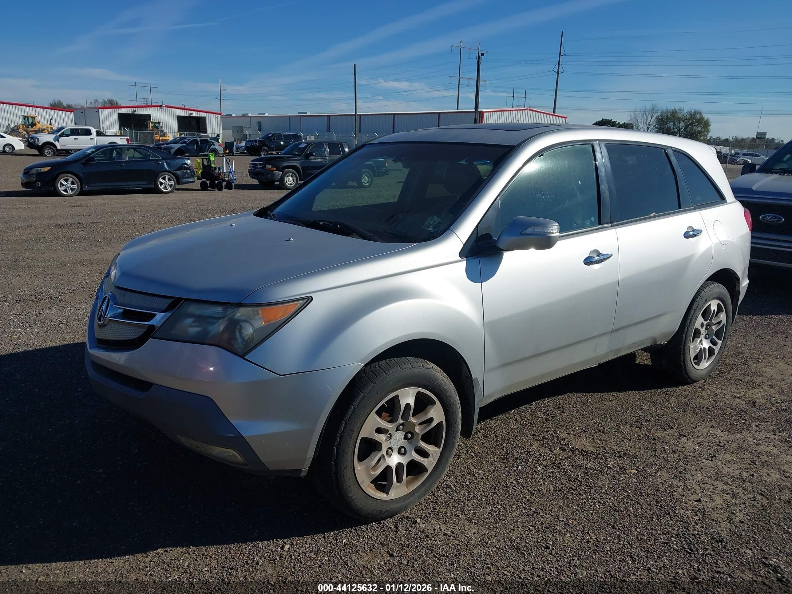 2007 Acura Mdx Technology Package Silver vin: 2HNYD28317H533105