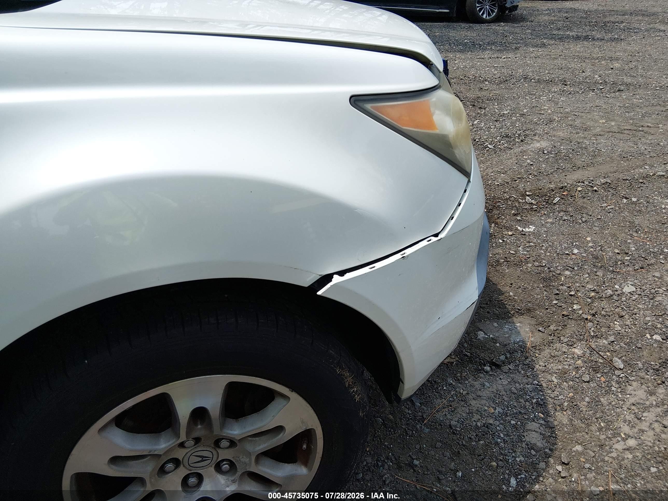 2008 Acura Mdx Technology Package White vin: 2HNYD28318H501644