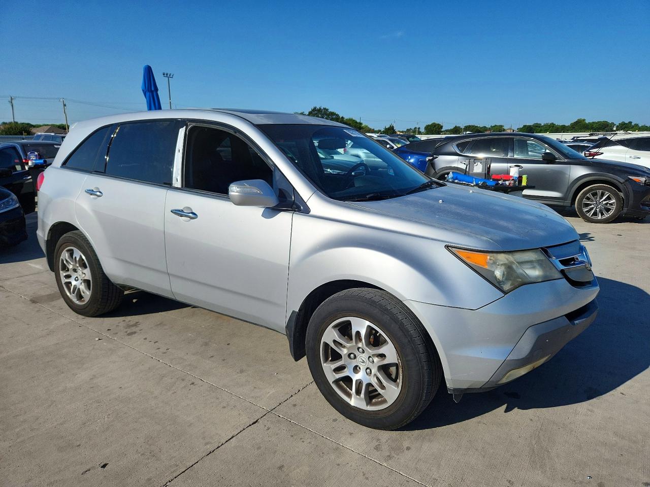 2008 Acura Mdx Technology Silver vin: 2HNYD28318H522140