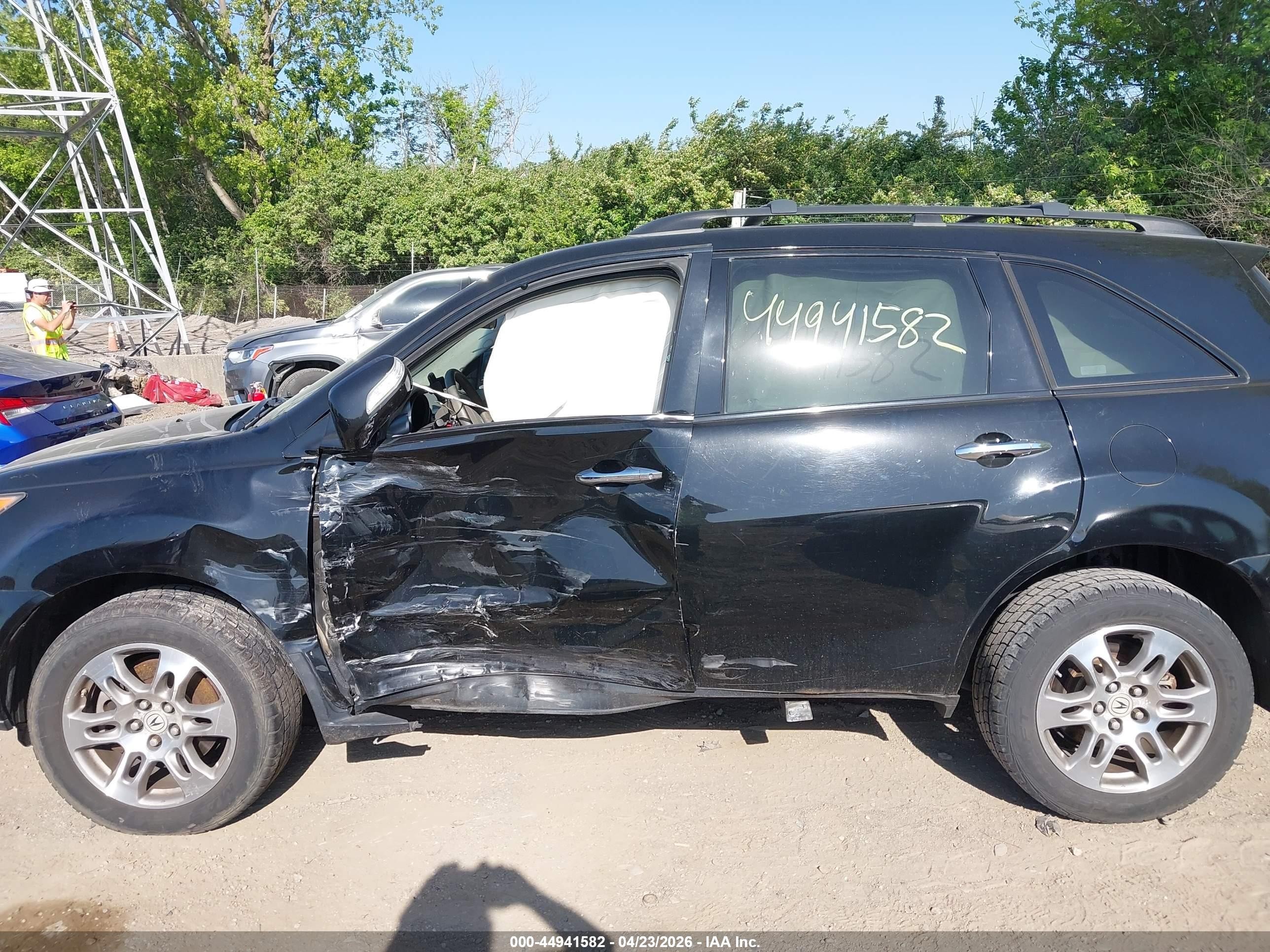 2007 Acura Mdx Technology Package Black vin: 2HNYD28327H511310