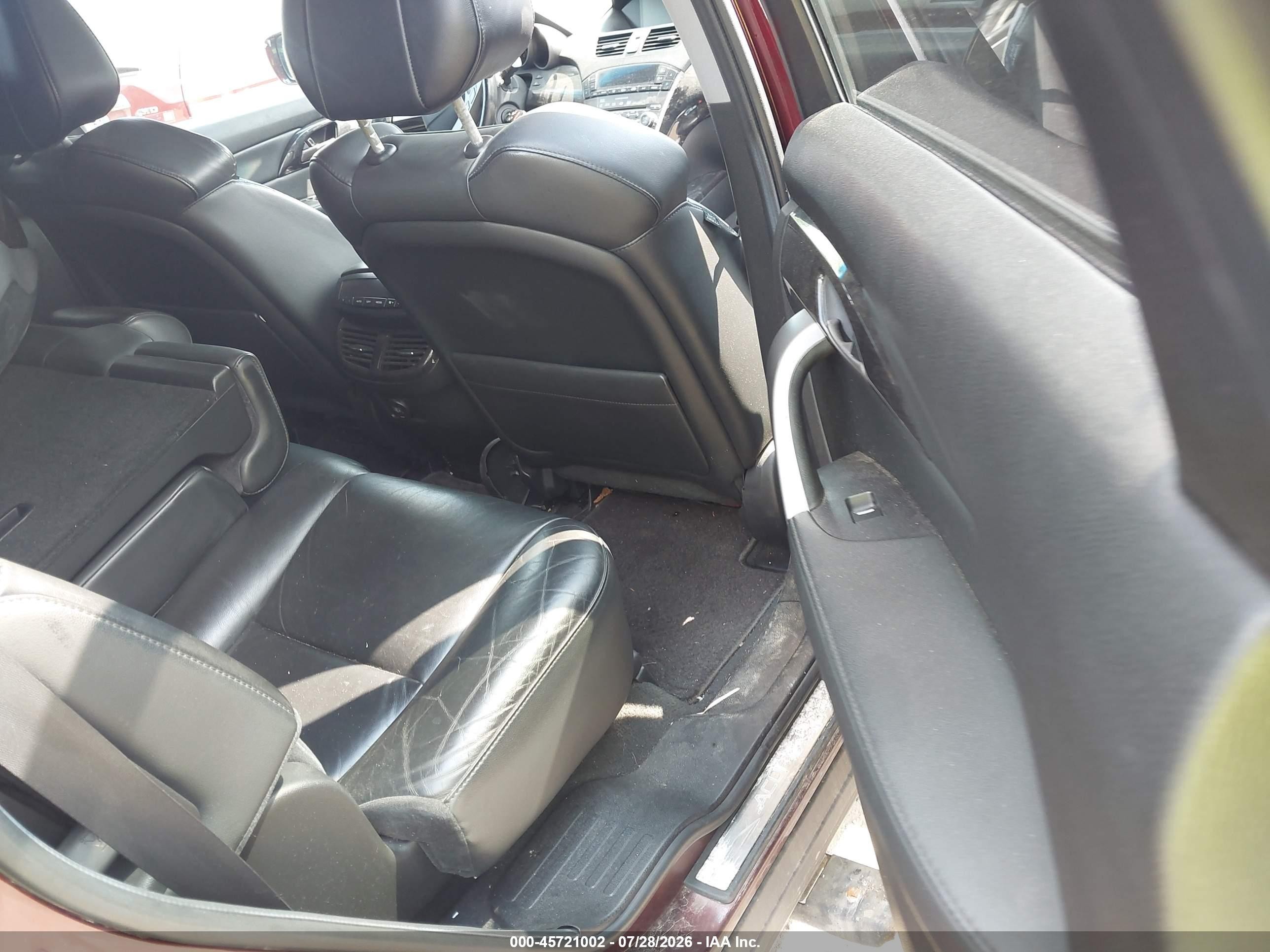 2007 Acura Mdx Technology Package Maroon vin: 2HNYD28327H525675
