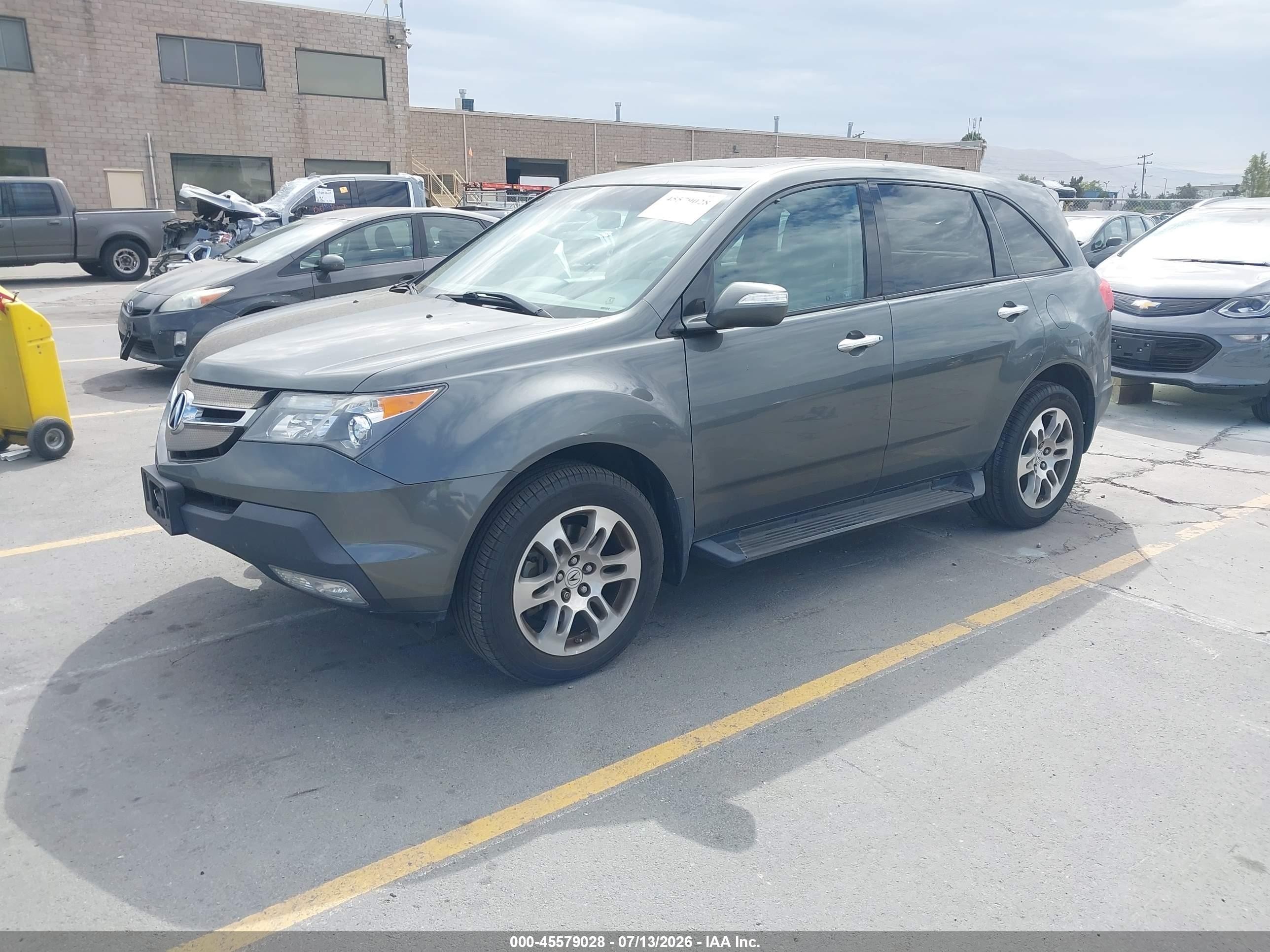2007 Acura Mdx Technology Package Gray vin: 2HNYD28327H535087