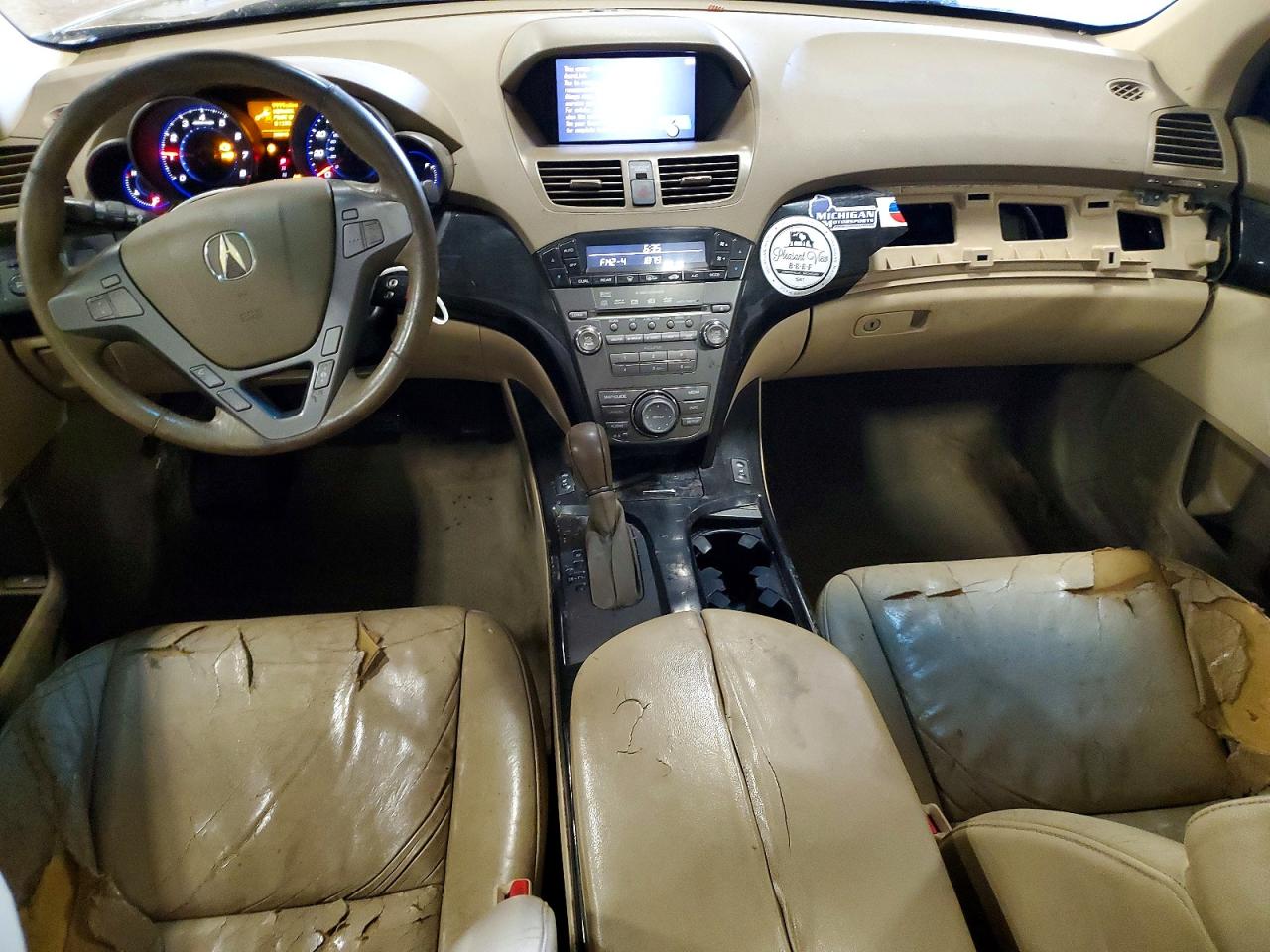 2008 Acura Mdx Technology Желто-коричневый vin: 2HNYD28328H529050