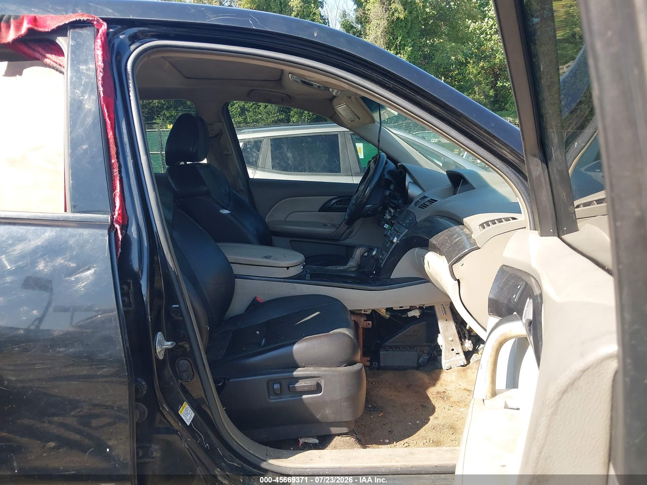2008 Acura Mdx Technology Package Black vin: 2HNYD28328H538024