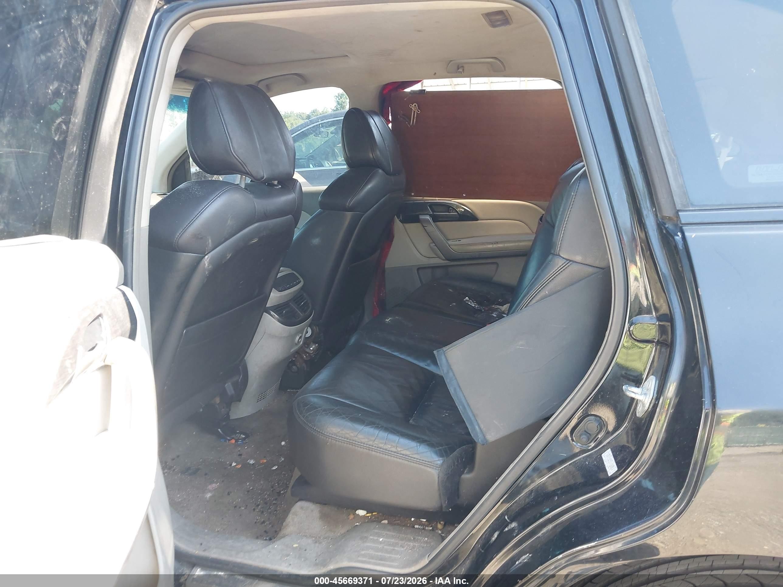 2008 Acura Mdx Technology Package Black vin: 2HNYD28328H538024