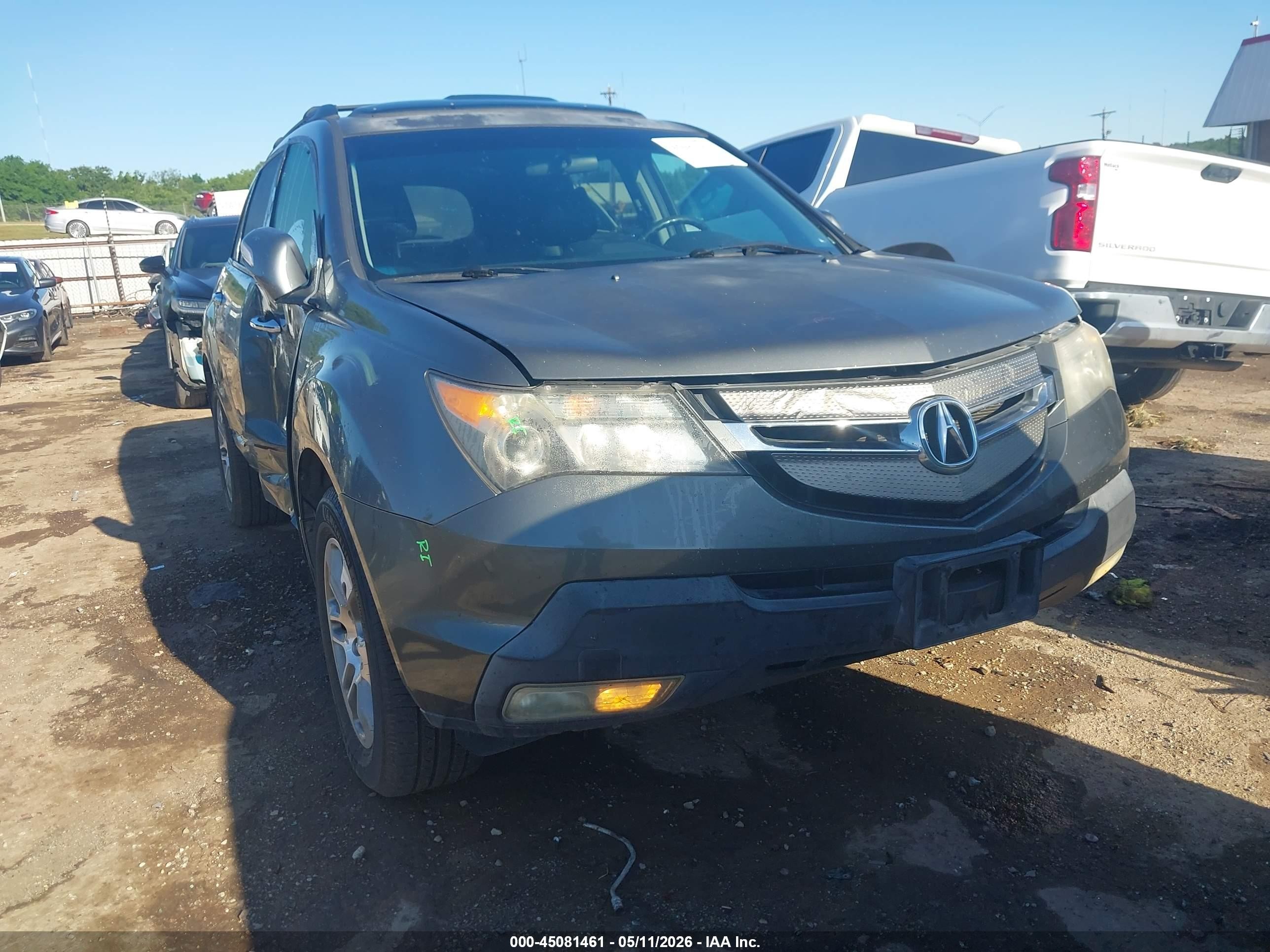 2007 Acura Mdx Technology Package Gray vin: 2HNYD28347H534975
