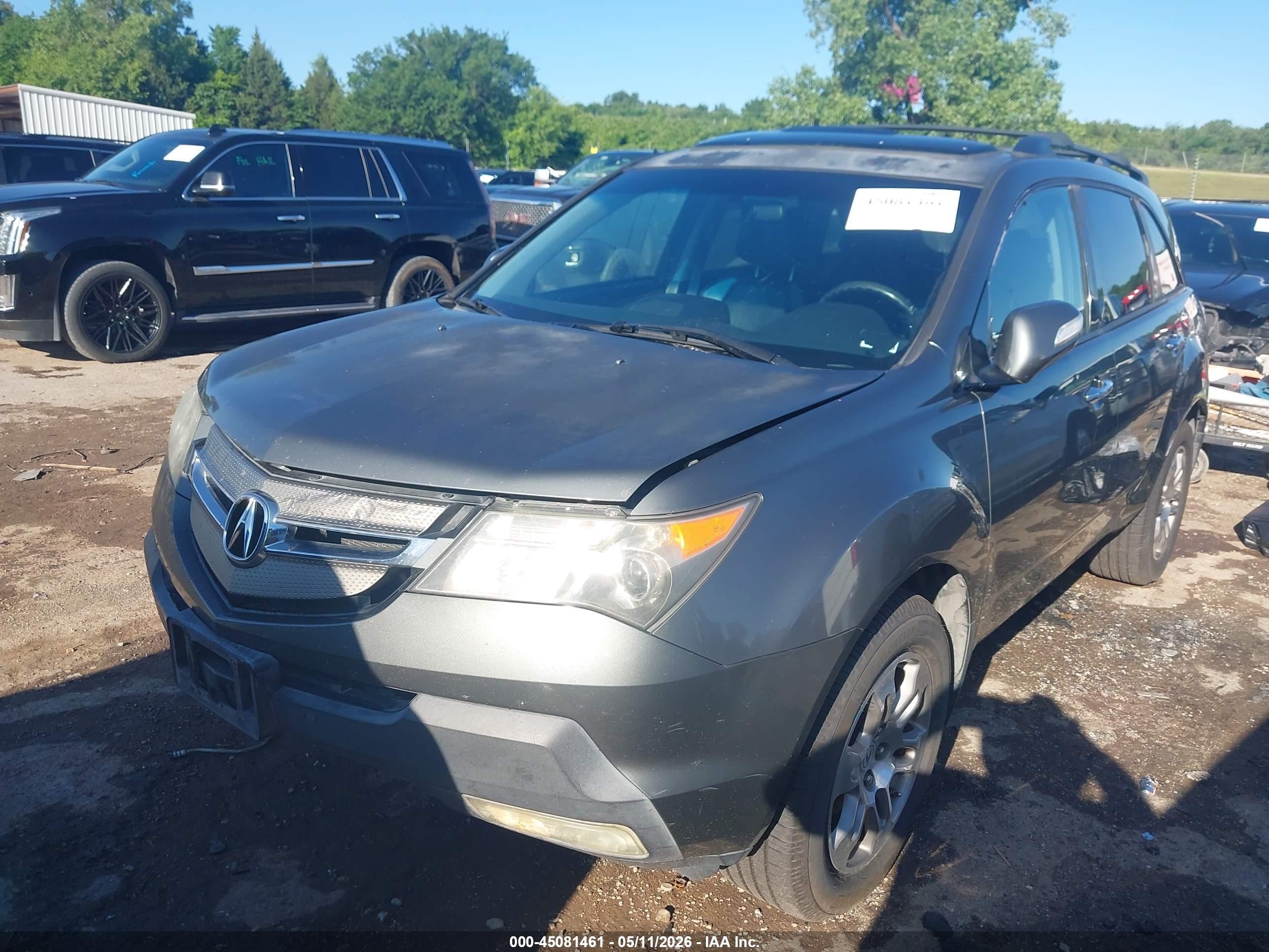 2007 Acura Mdx Technology Package Серый vin: 2HNYD28347H534975