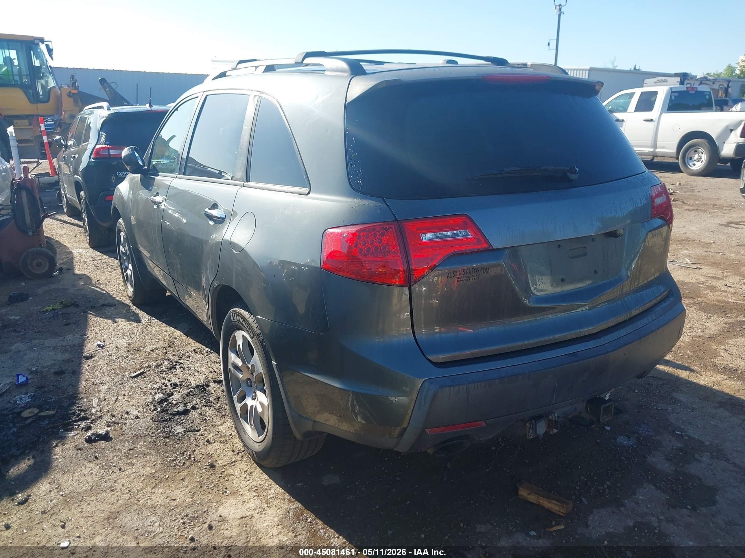 2007 Acura Mdx Technology Package Серый vin: 2HNYD28347H534975