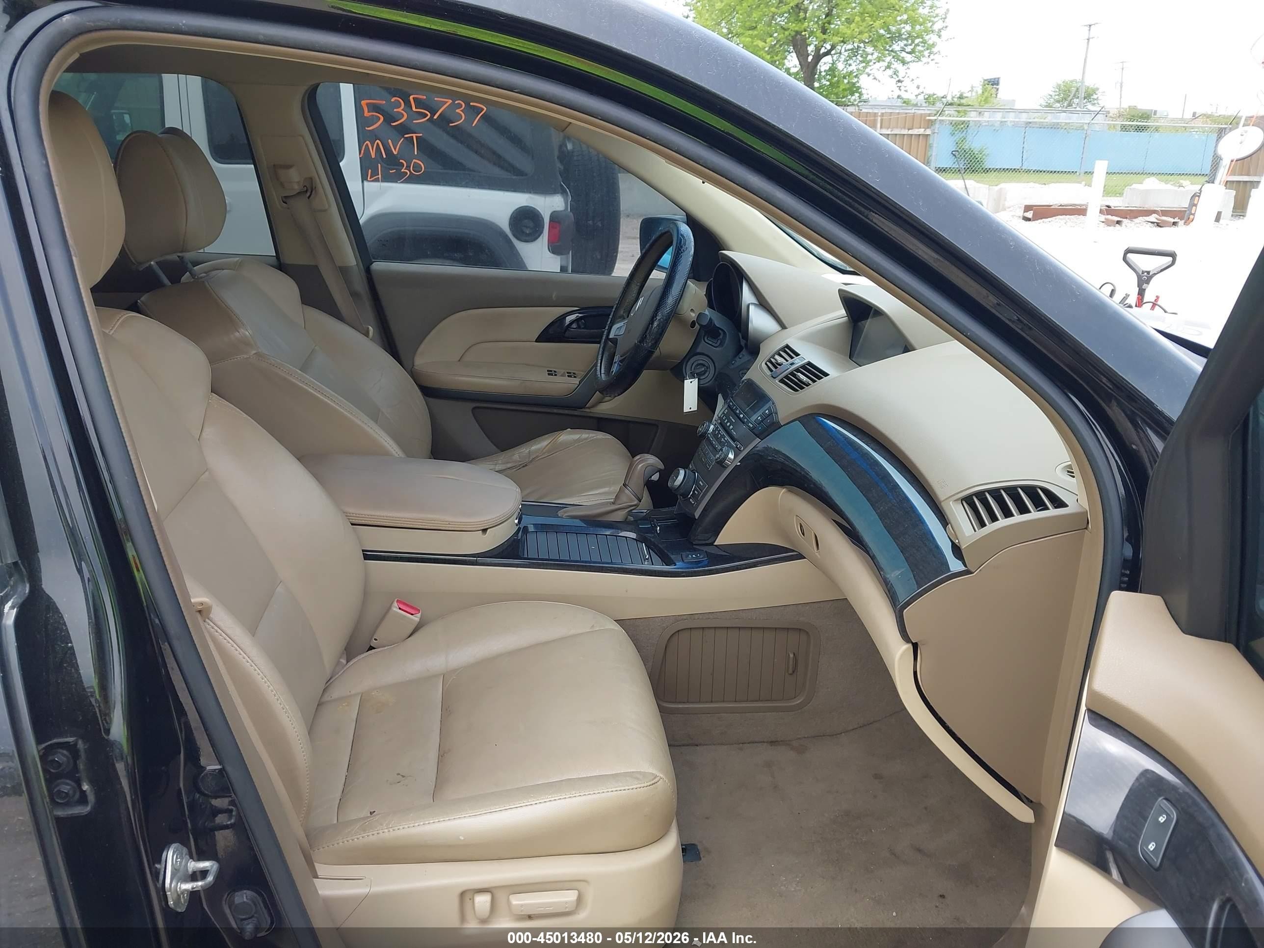 2007 Acura Mdx Technology Package Black vin: 2HNYD28347H535737