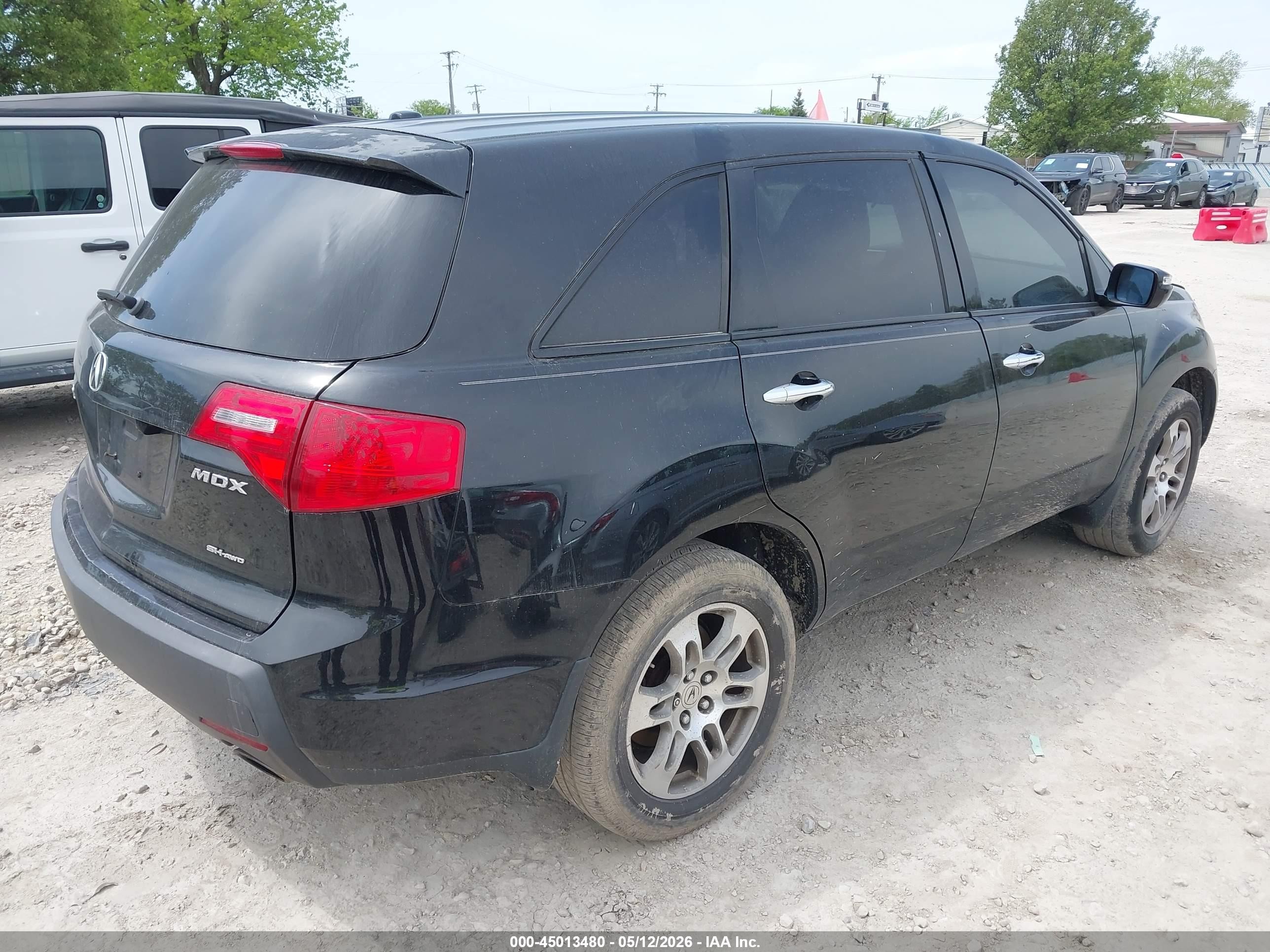 2007 Acura Mdx Technology Package Black vin: 2HNYD28347H535737
