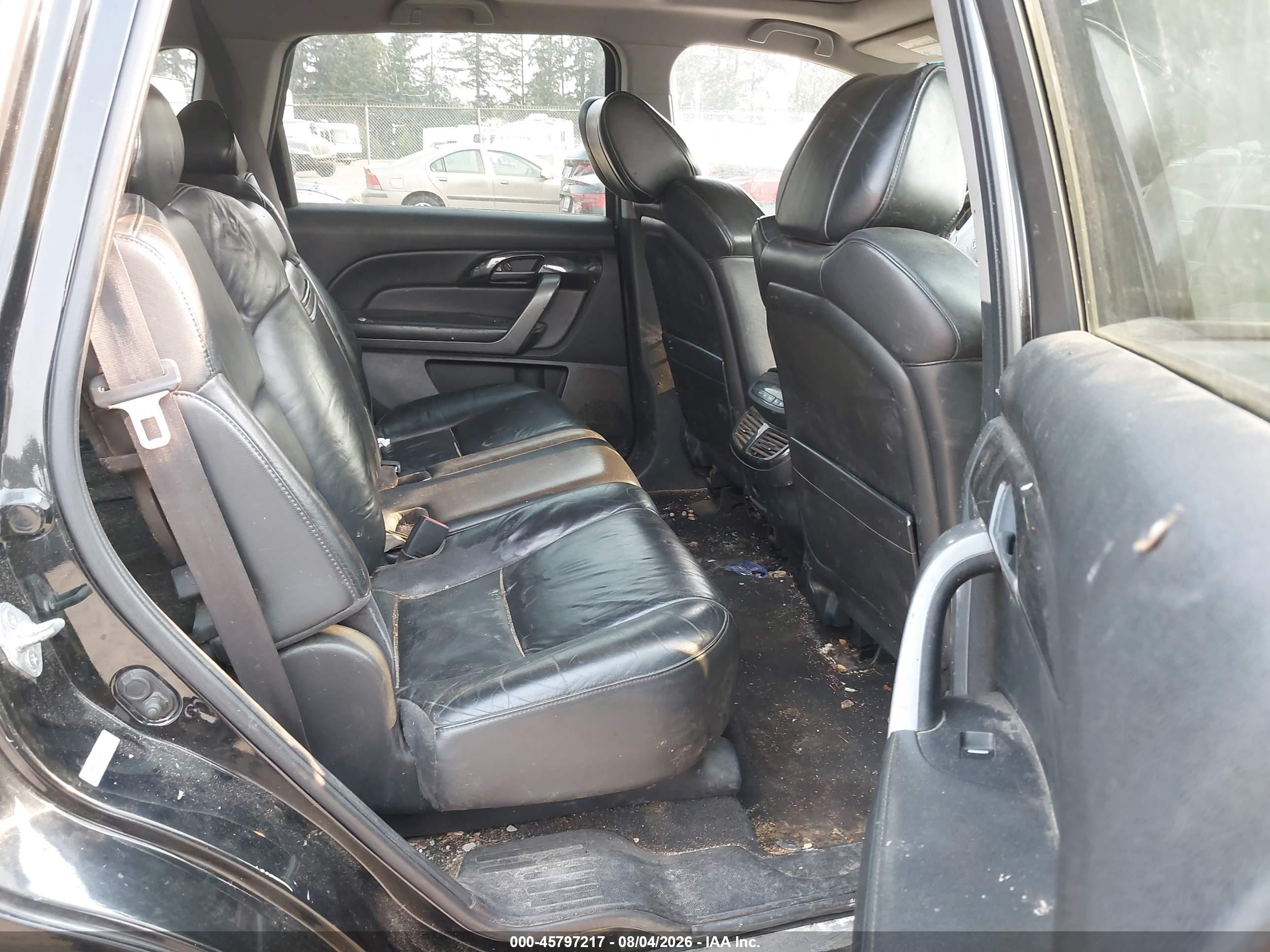 2008 Acura Mdx Technology Package Черный vin: 2HNYD28348H512878