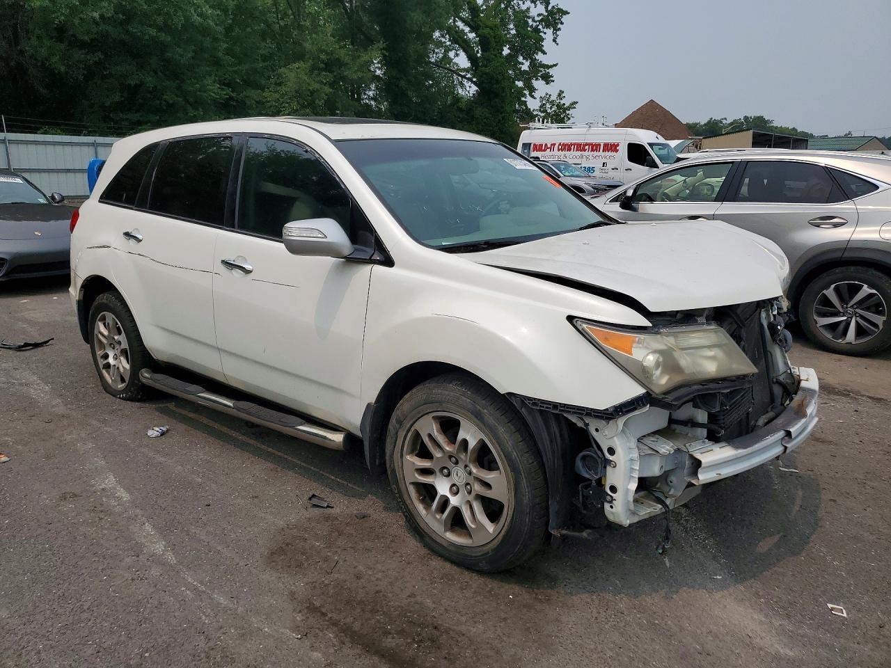 2008 Acura Mdx Technology Белый vin: 2HNYD28348H522939