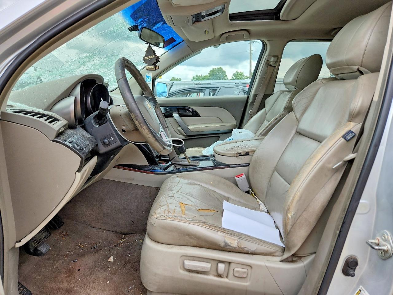 2007 Acura Mdx Technology Silver vin: 2HNYD28357H503038