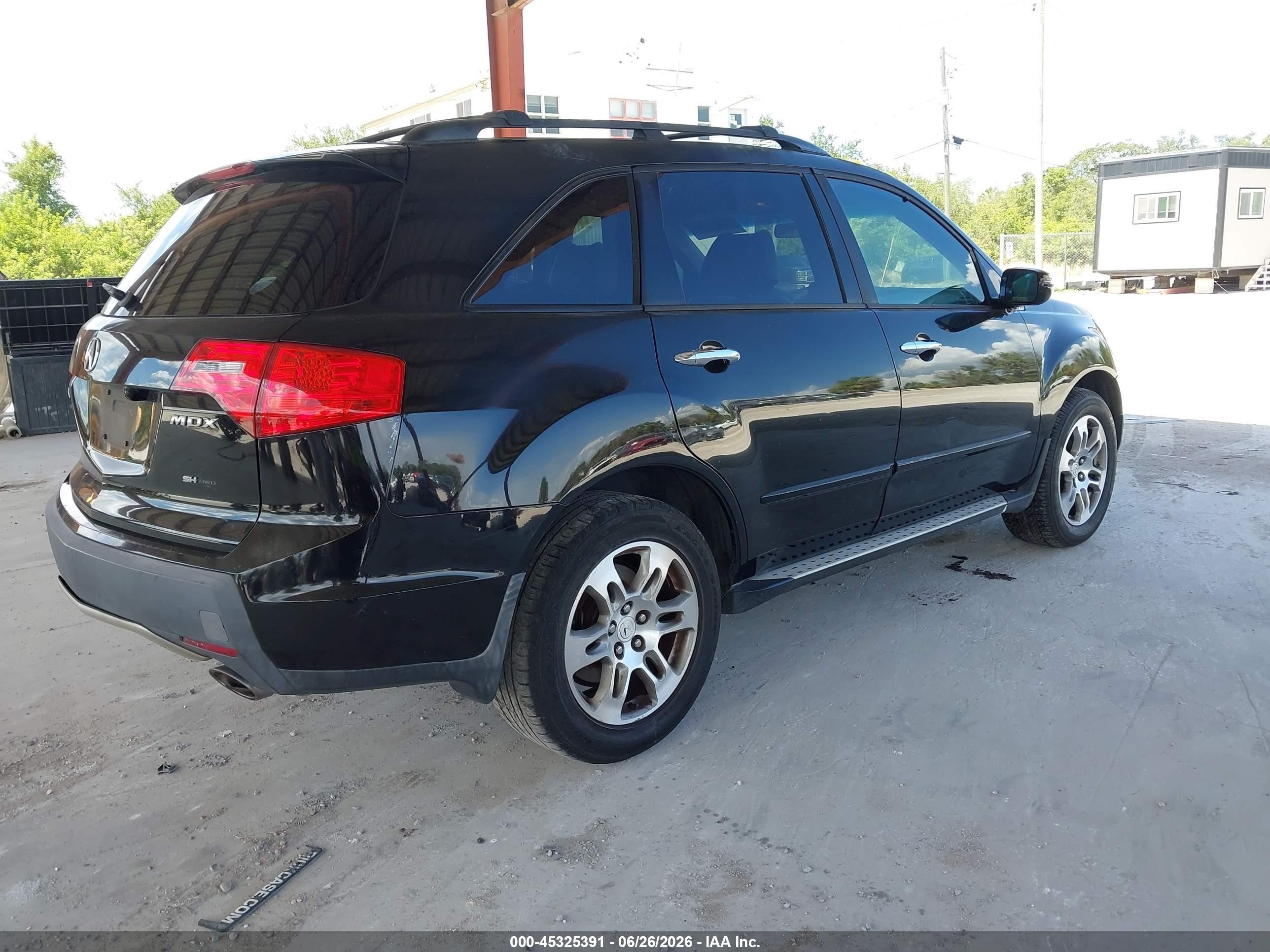 2007 Acura Mdx Technology Package Black vin: 2HNYD28357H508417
