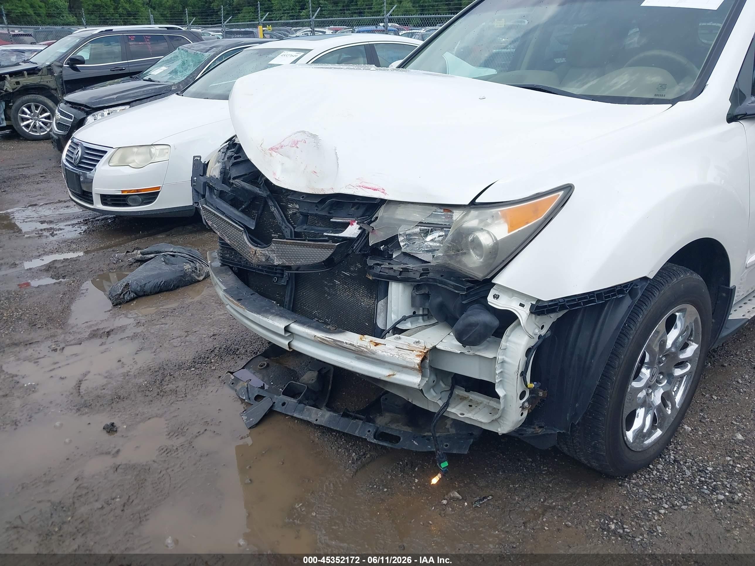 2007 Acura Mdx Technology Package White vin: 2HNYD28357H510412
