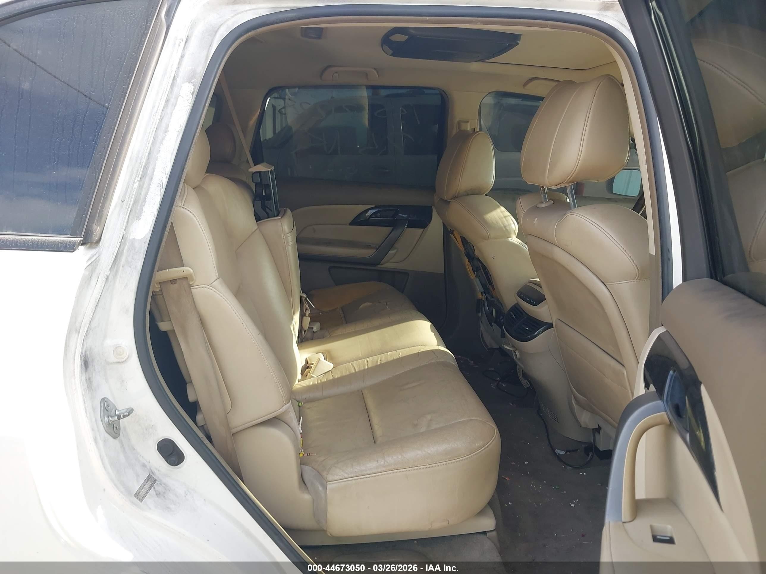 2007 Acura Mdx Technology Package White vin: 2HNYD28357H521622