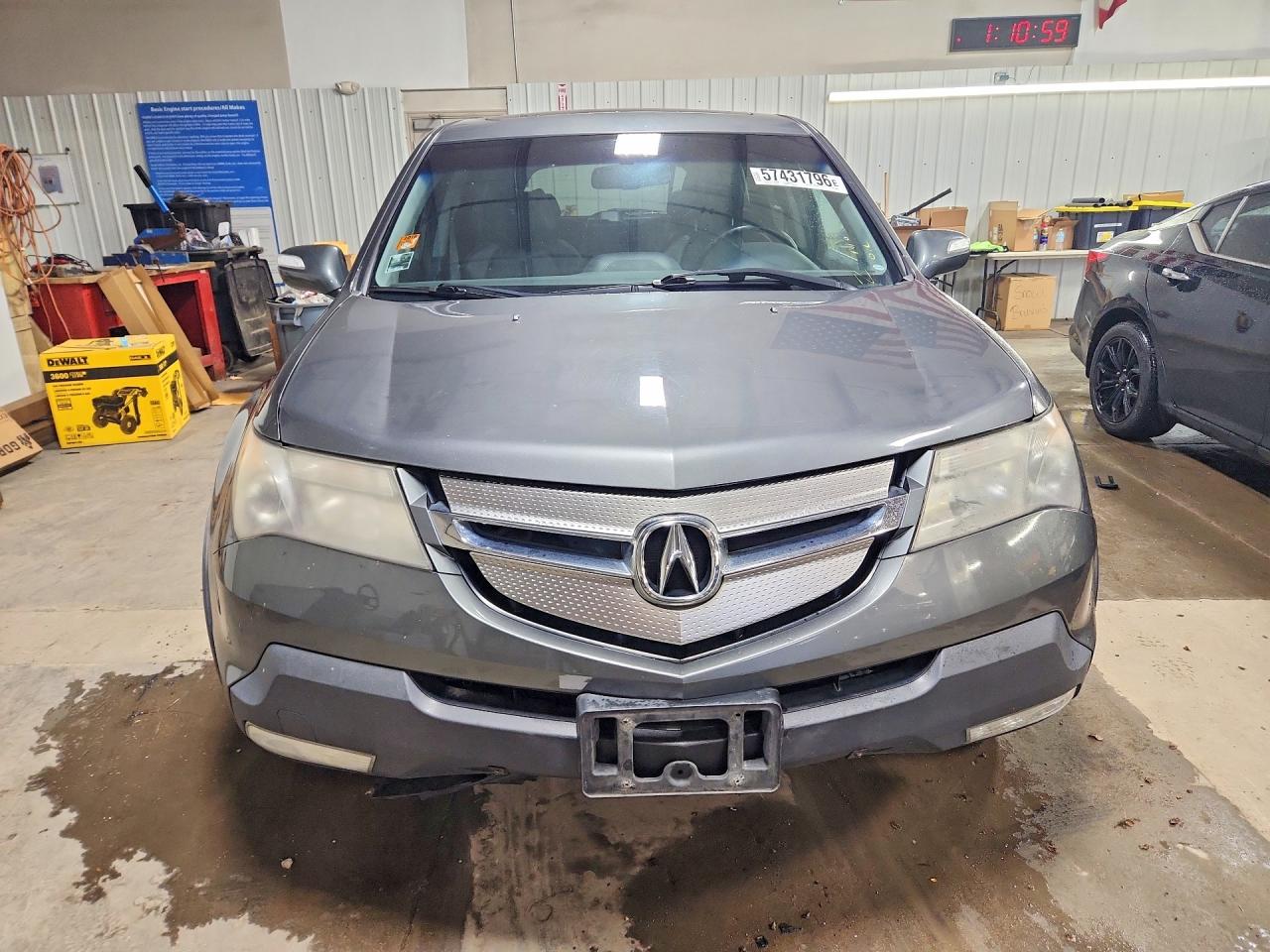 2008 Acura Mdx Technology Gray vin: 2HNYD28358H500092
