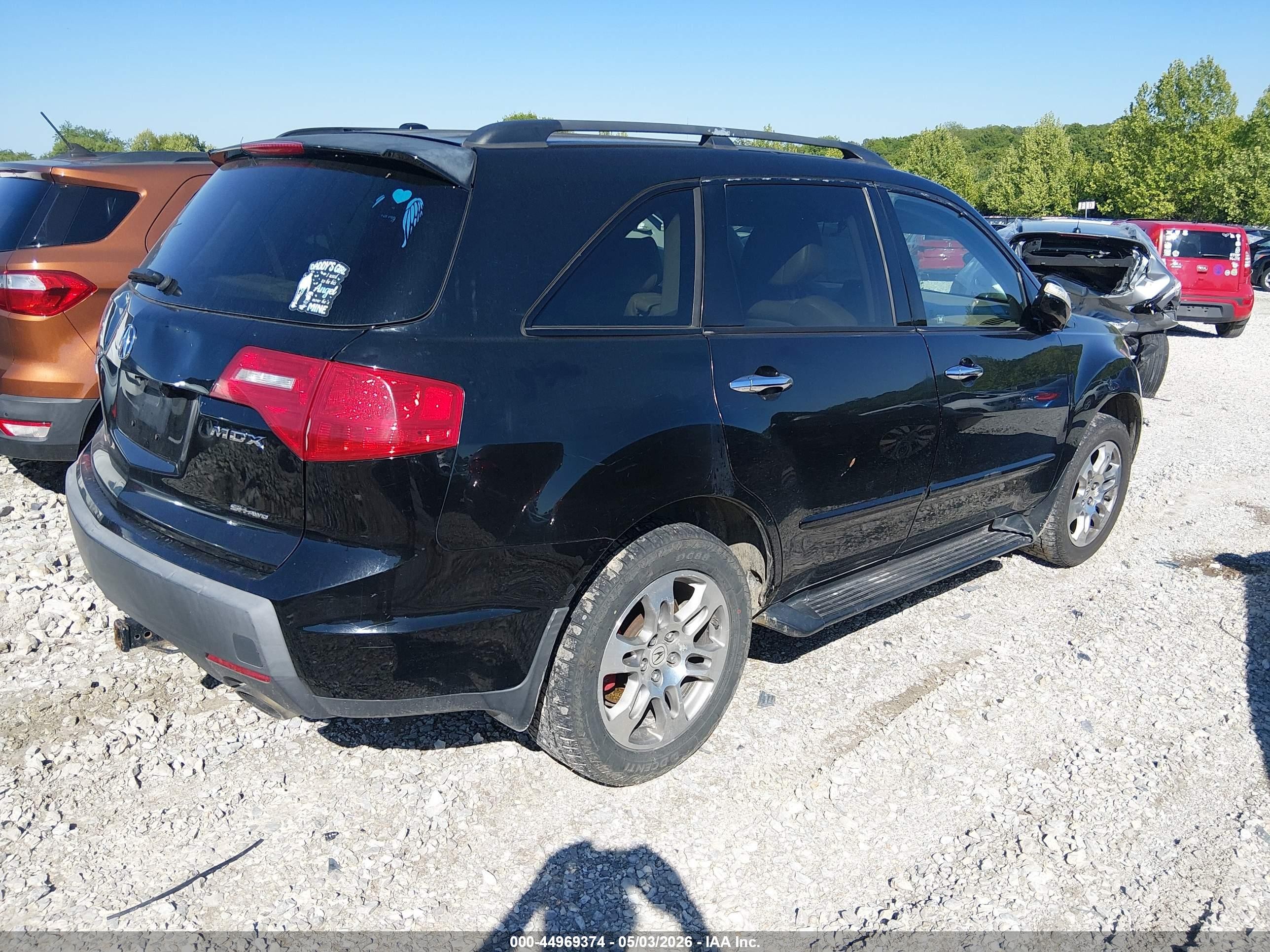 2008 Acura Mdx Technology Package Black vin: 2HNYD28358H514087