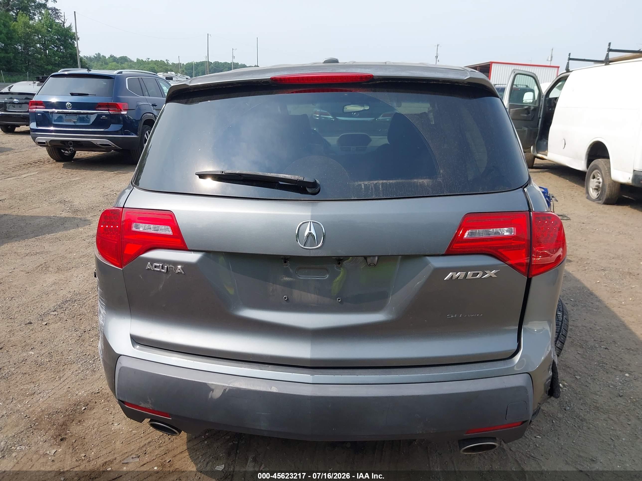 2008 Acura Mdx Technology Package Gray vin: 2HNYD28358H519578