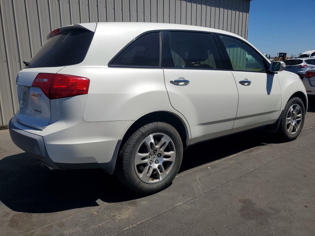 2008 Acura Mdx Technology White vin: 2HNYD28358H532816