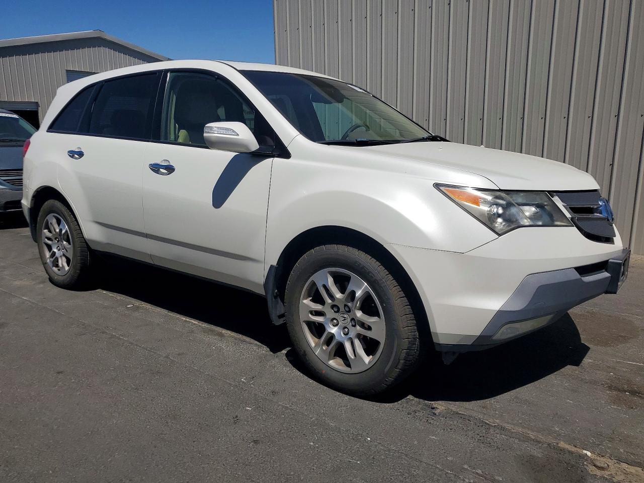 2008 Acura Mdx Technology White vin: 2HNYD28358H532816