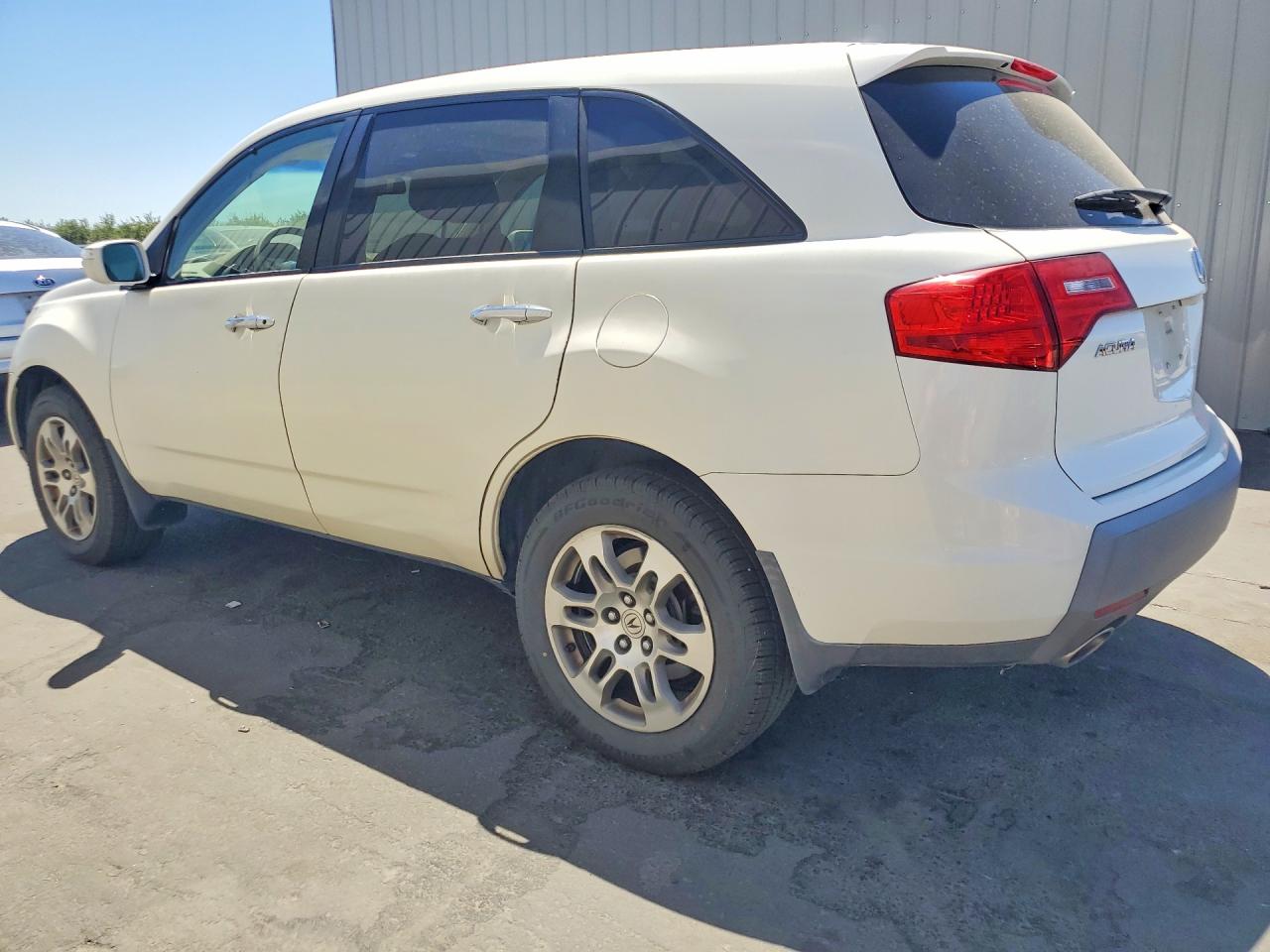 2008 Acura Mdx Technology White vin: 2HNYD28358H532816