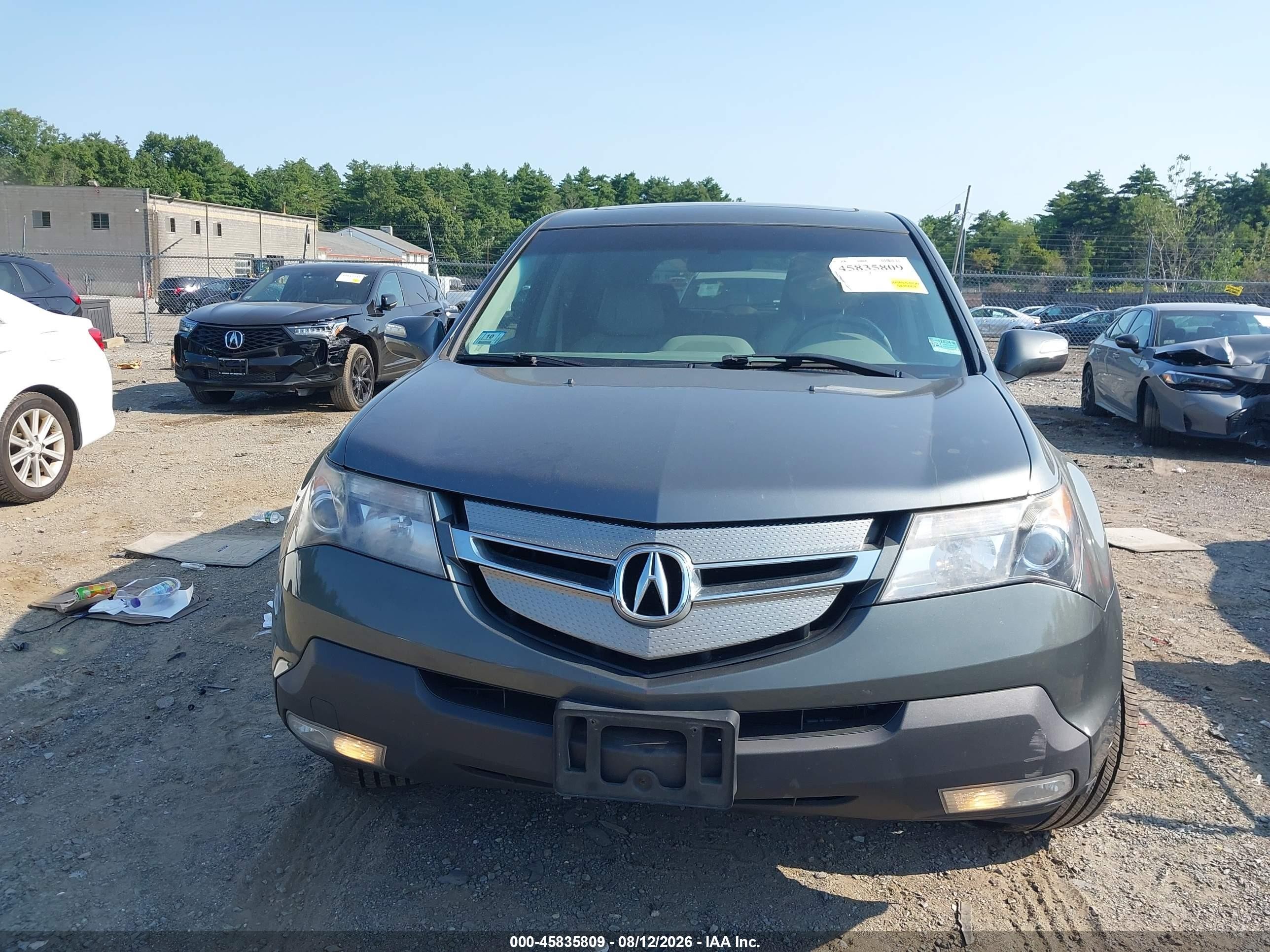 2007 Acura Mdx Technology Package Gray vin: 2HNYD28367H547663