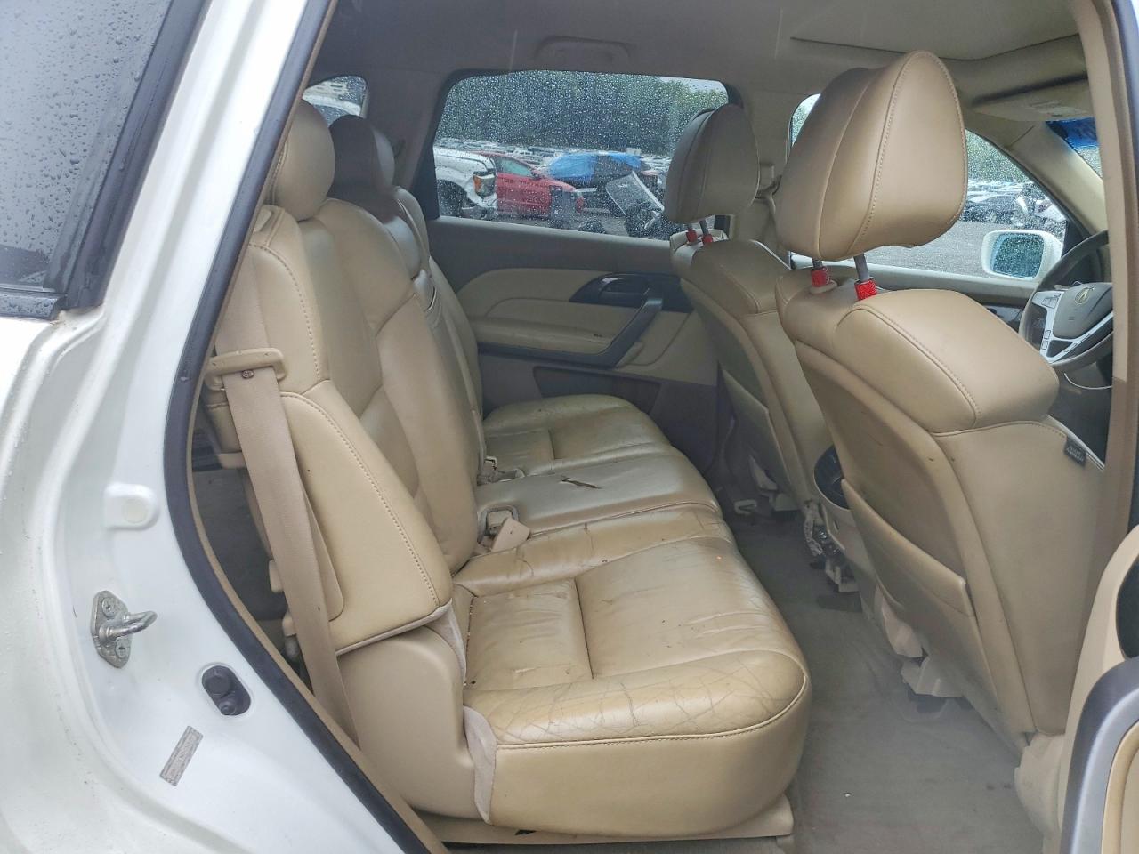 2007 Acura Mdx Technology White vin: 2HNYD28367H552877