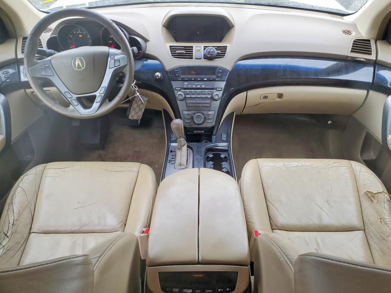 2007 Acura Mdx Technology White vin: 2HNYD28367H552877