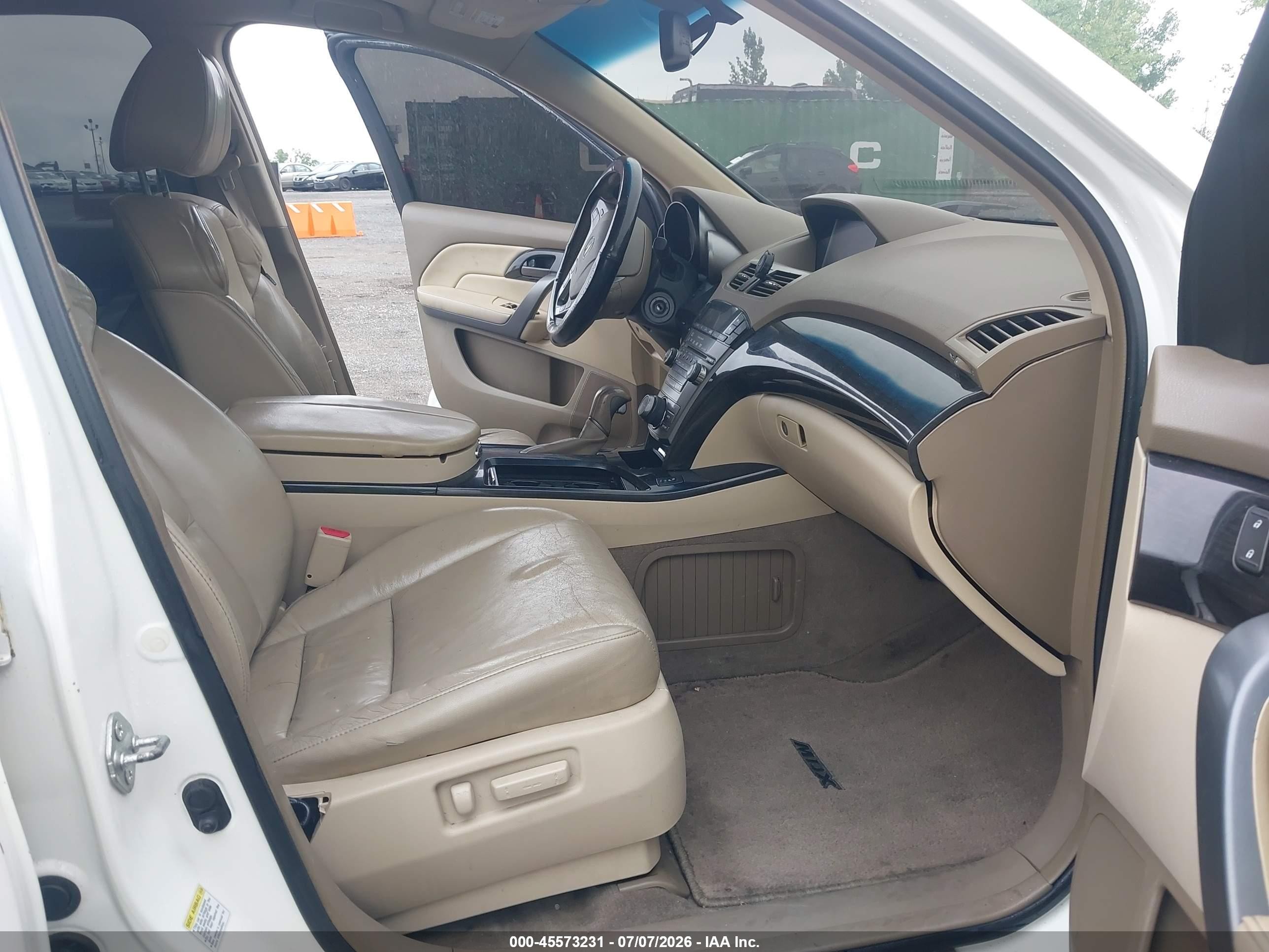 2008 Acura Mdx Technology Package White vin: 2HNYD28368H512445