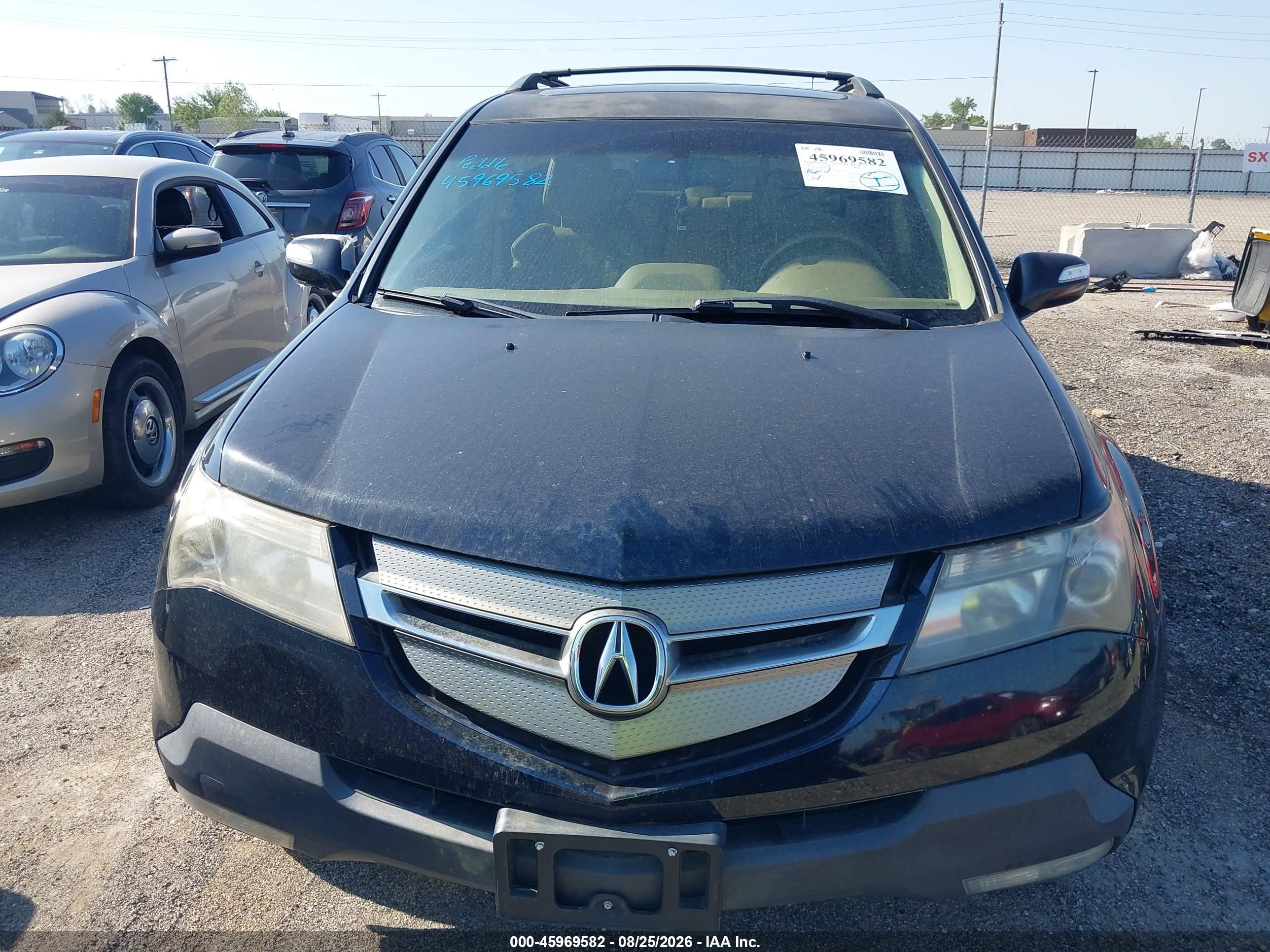 2008 Acura Mdx Technology Package Black vin: 2HNYD28368H512462