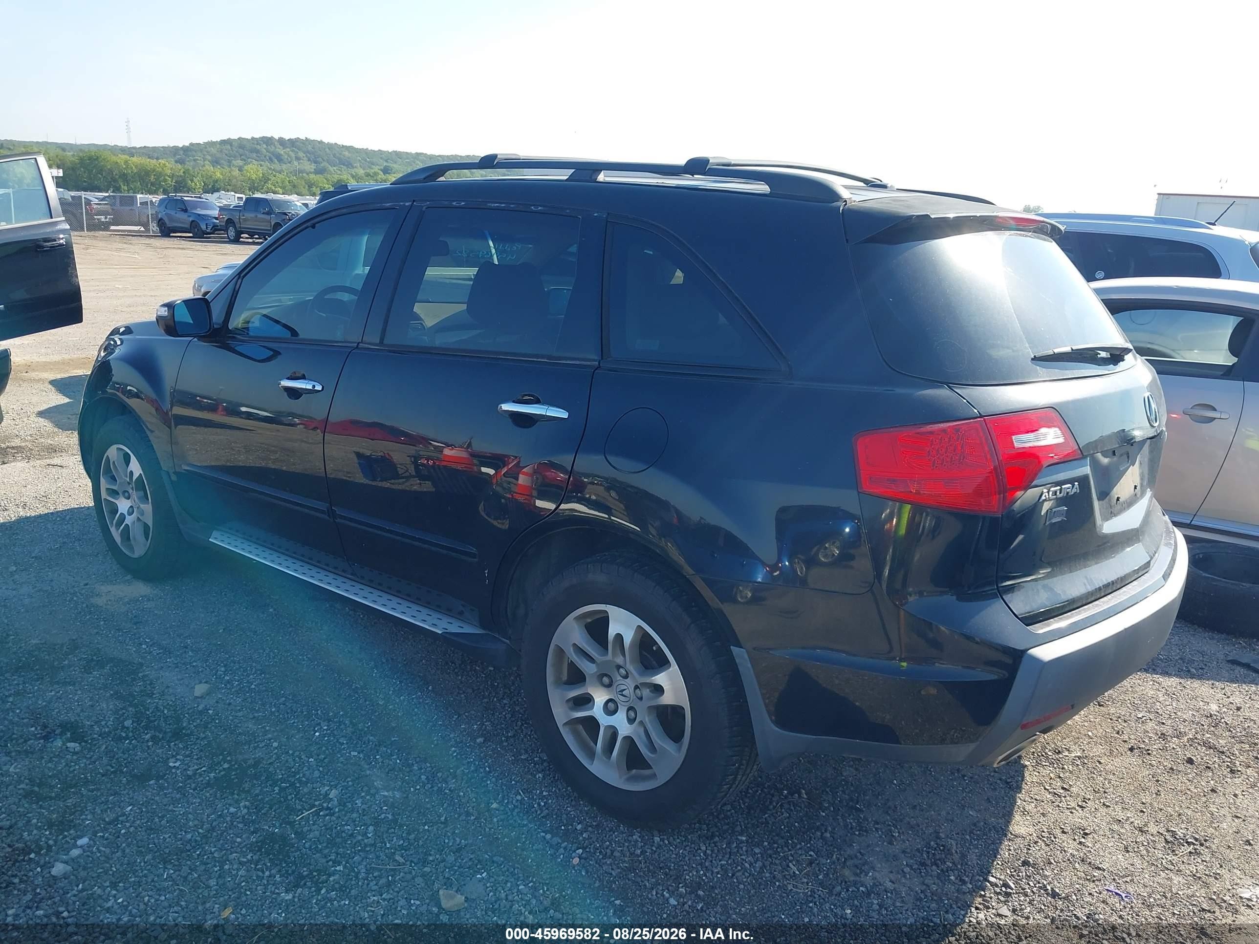 2008 Acura Mdx Technology Package Black vin: 2HNYD28368H512462