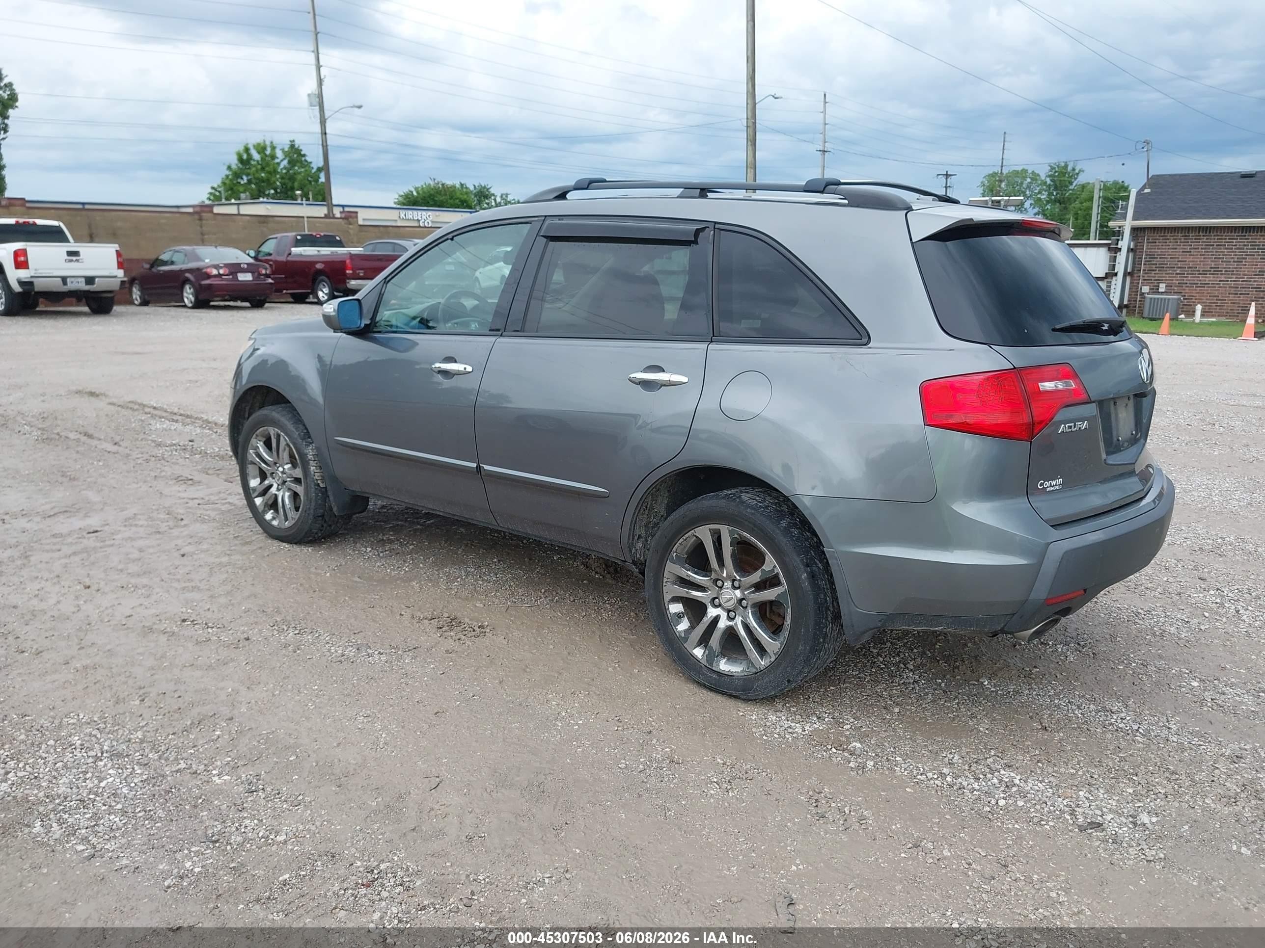 2008 Acura Mdx Technology Package Gray vin: 2HNYD28368H513885