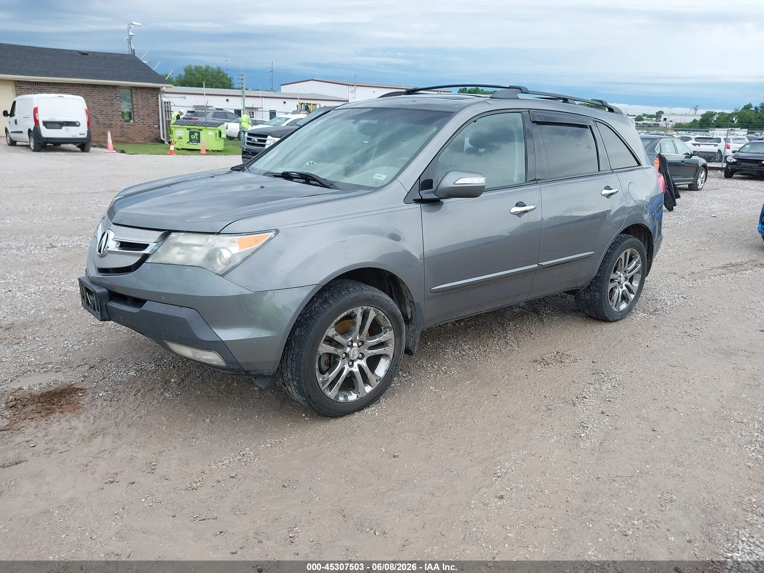2008 Acura Mdx Technology Package Gray vin: 2HNYD28368H513885