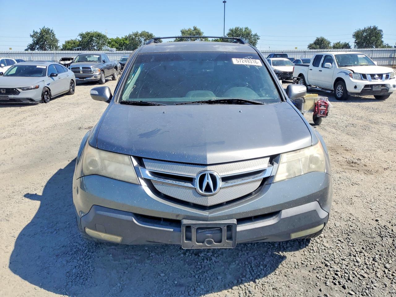 2008 Acura Mdx Technology Gray vin: 2HNYD28368H534963
