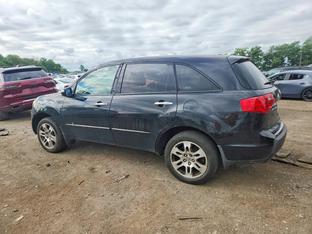2008 Acura Mdx Technology Black vin: 2HNYD28378H512468