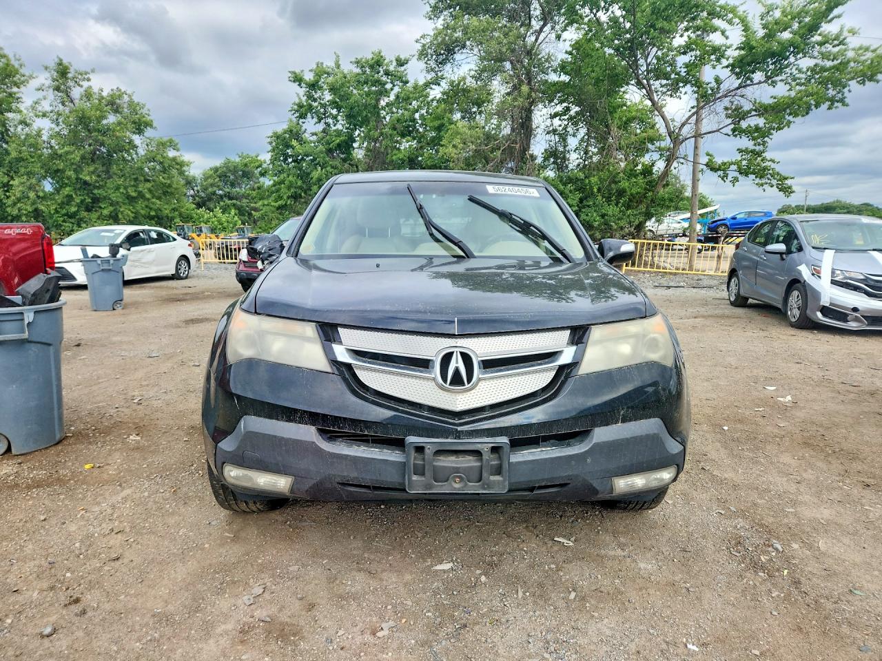 2008 Acura Mdx Technology Black vin: 2HNYD28378H512468